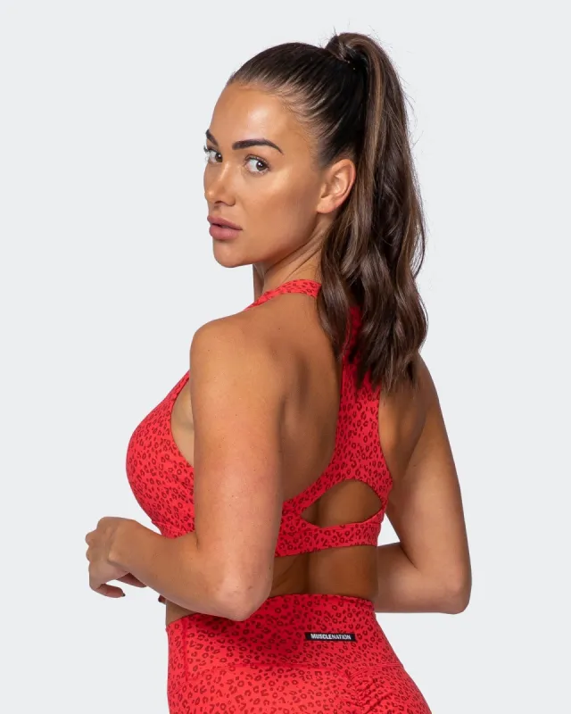 Ability Bra - Mini Cheetah Print sold by Muscle Nation