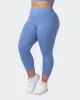 Signature Scrunch 7/8 Leggings - Powder Blue sold by Muscle Nation