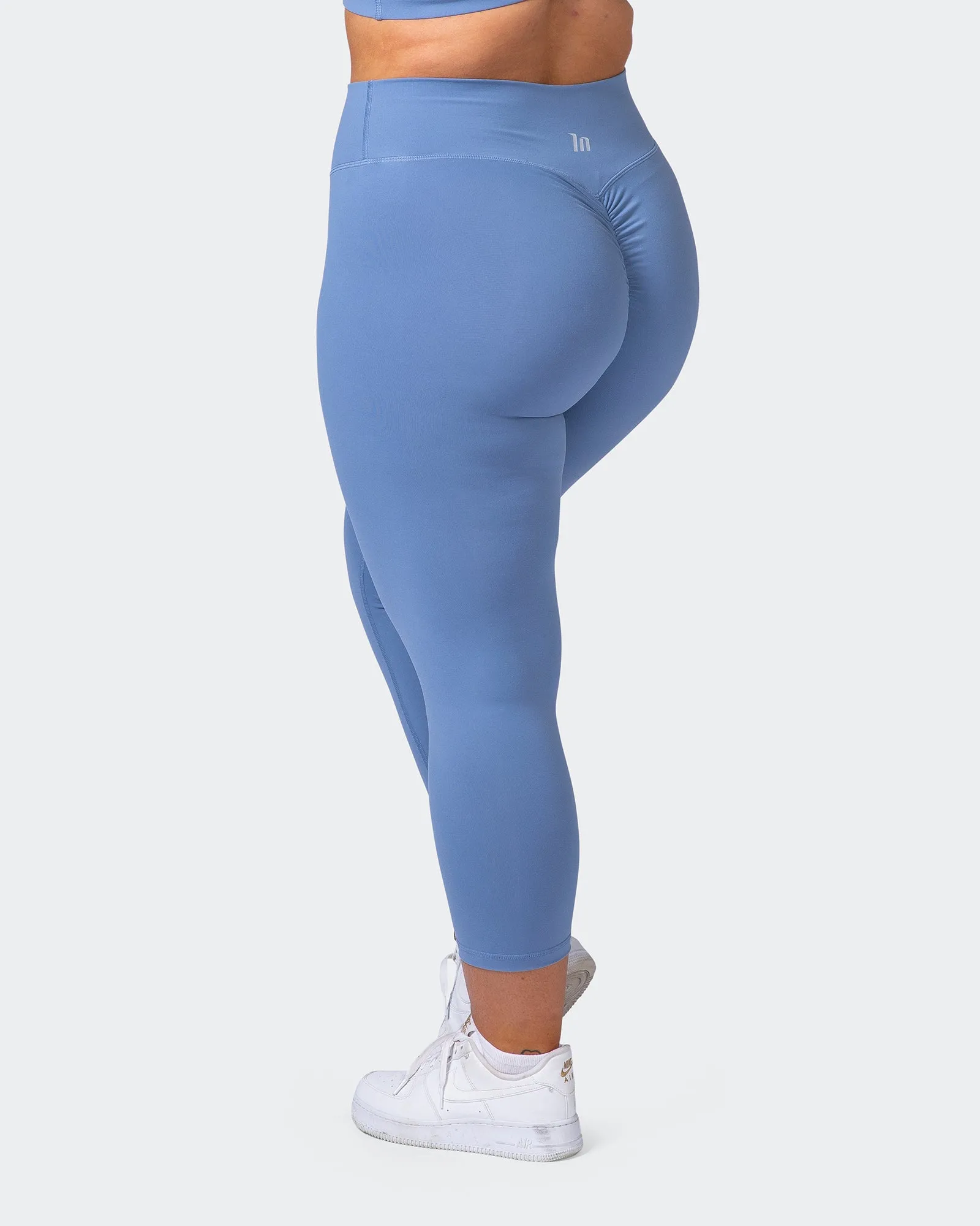 Signature Scrunch 7/8 Leggings - Powder Blue sold by Muscle Nation product image thumbnail 5