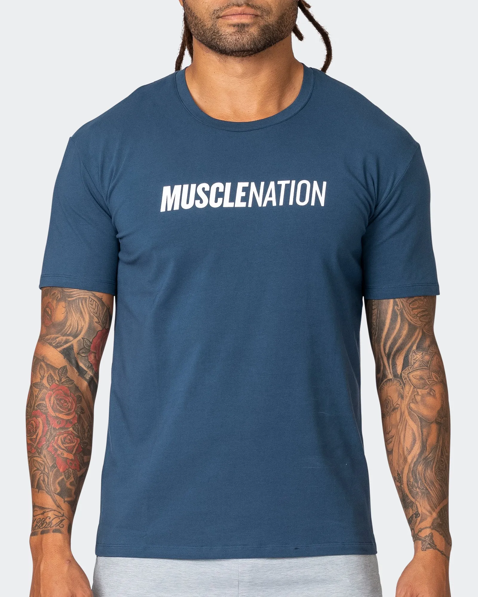 Strike Tee - Bluesteel sold by Muscle Nation product image thumbnail 2