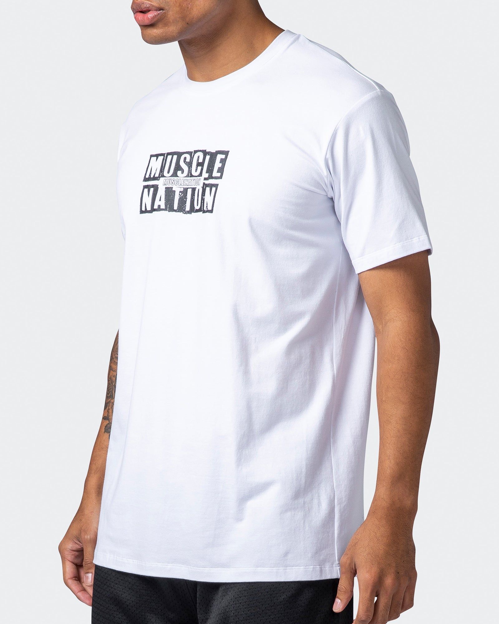 Vigour Tee - White sold by Muscle Nation product image thumbnail 3