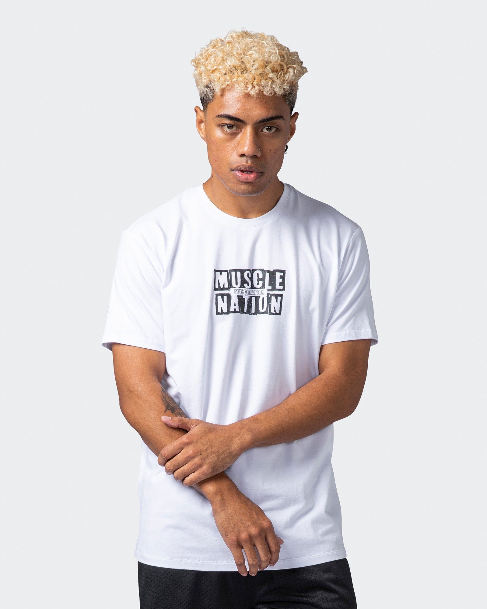 Vigour Tee - White sold by Muscle Nation