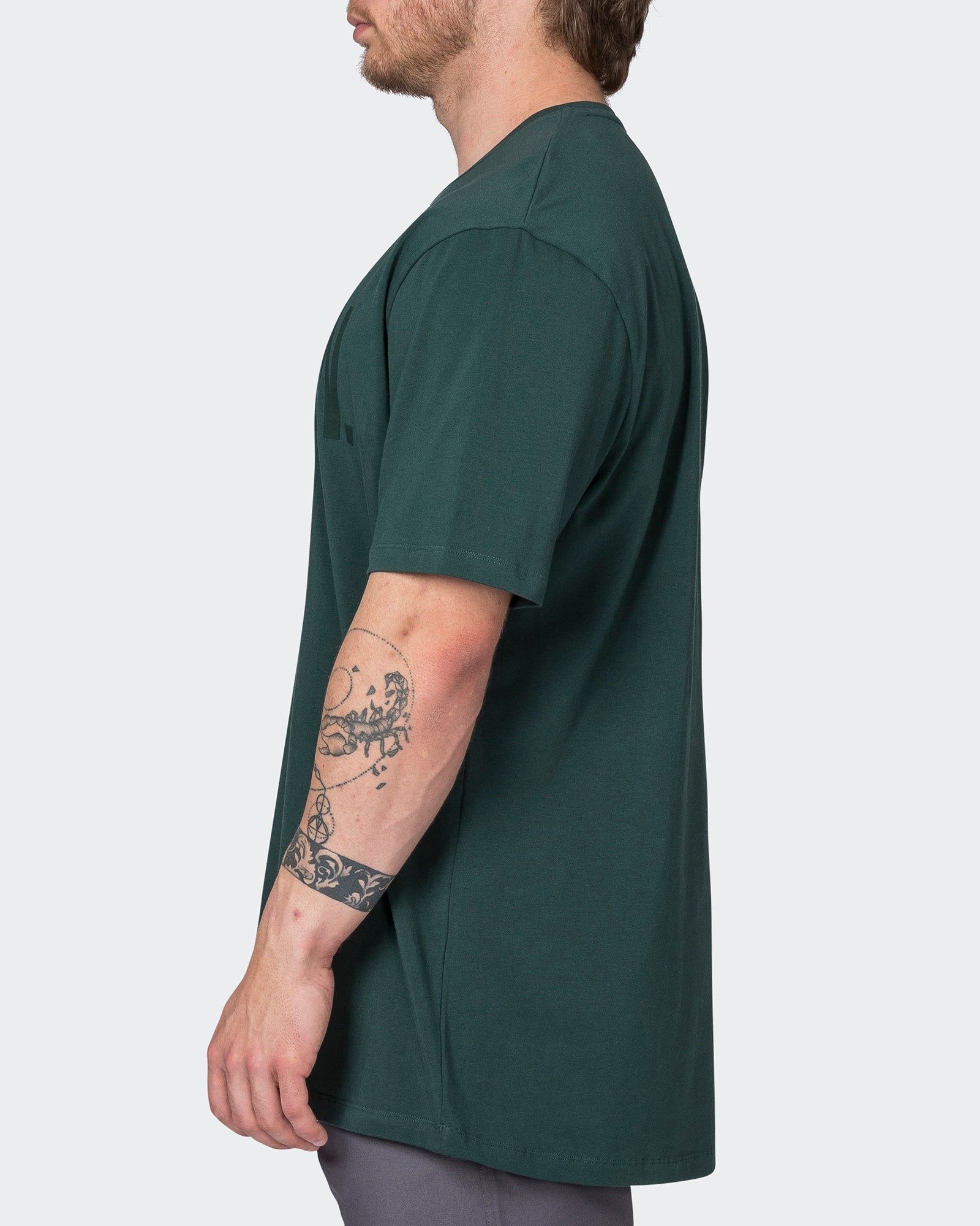 Oversized Tonal Tee - Hunter Green sold by Muscle Nation product image thumbnail 4