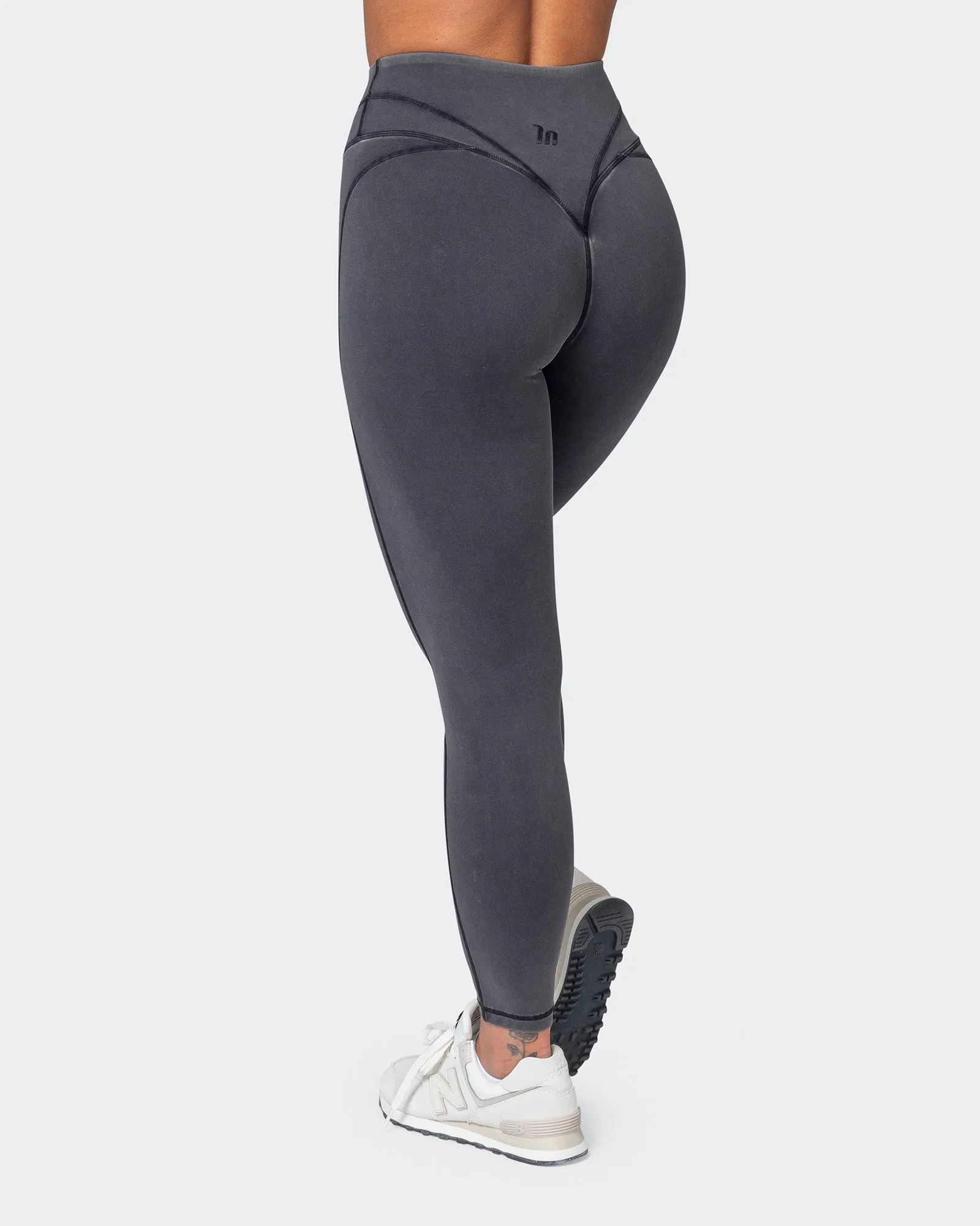 Second Skin Ankle Length Leggings - Washed Black sold by Muscle Nation product image thumbnail 5