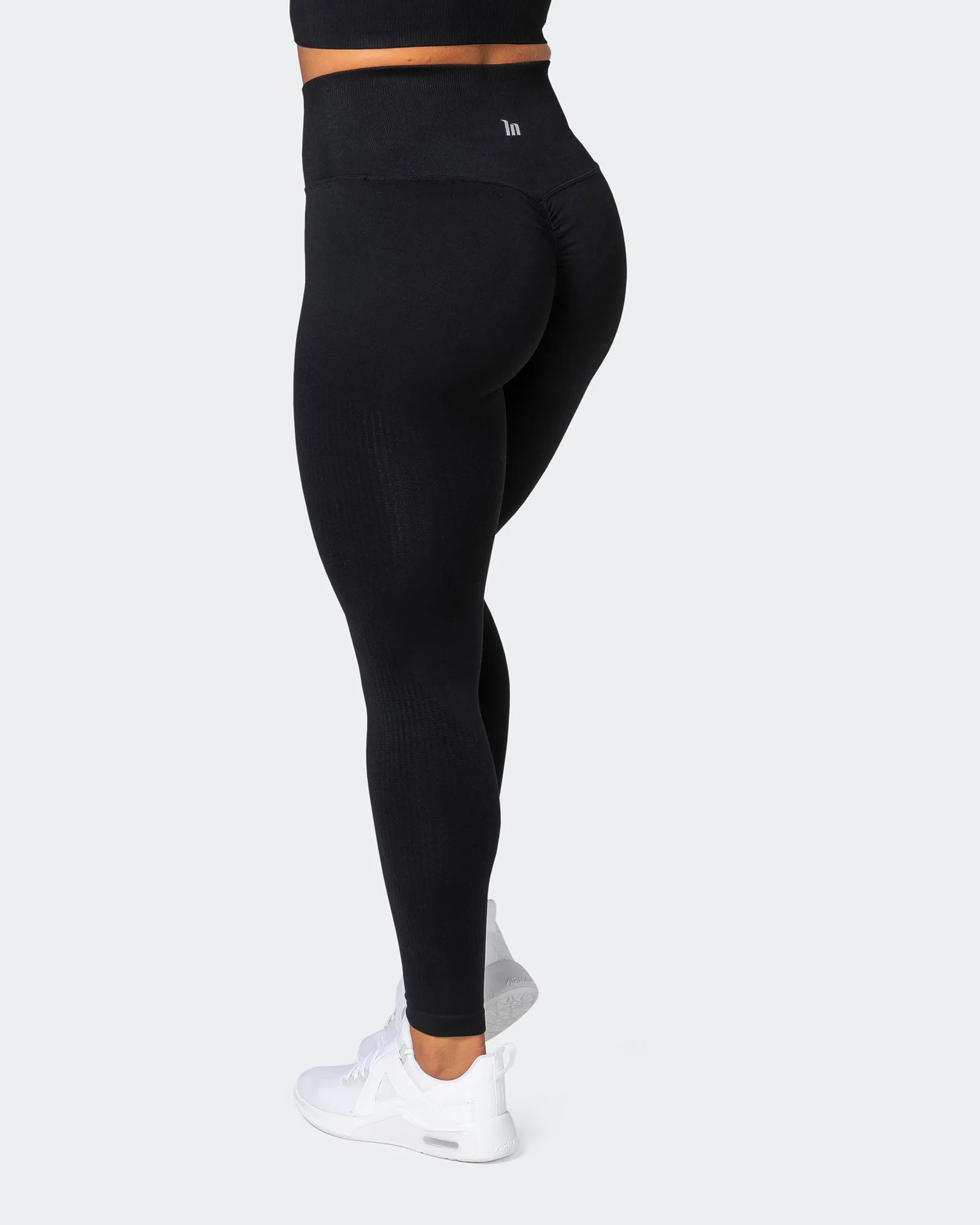Seamless Full Length Leggings - Black sold by Muscle Nation product image thumbnail 5