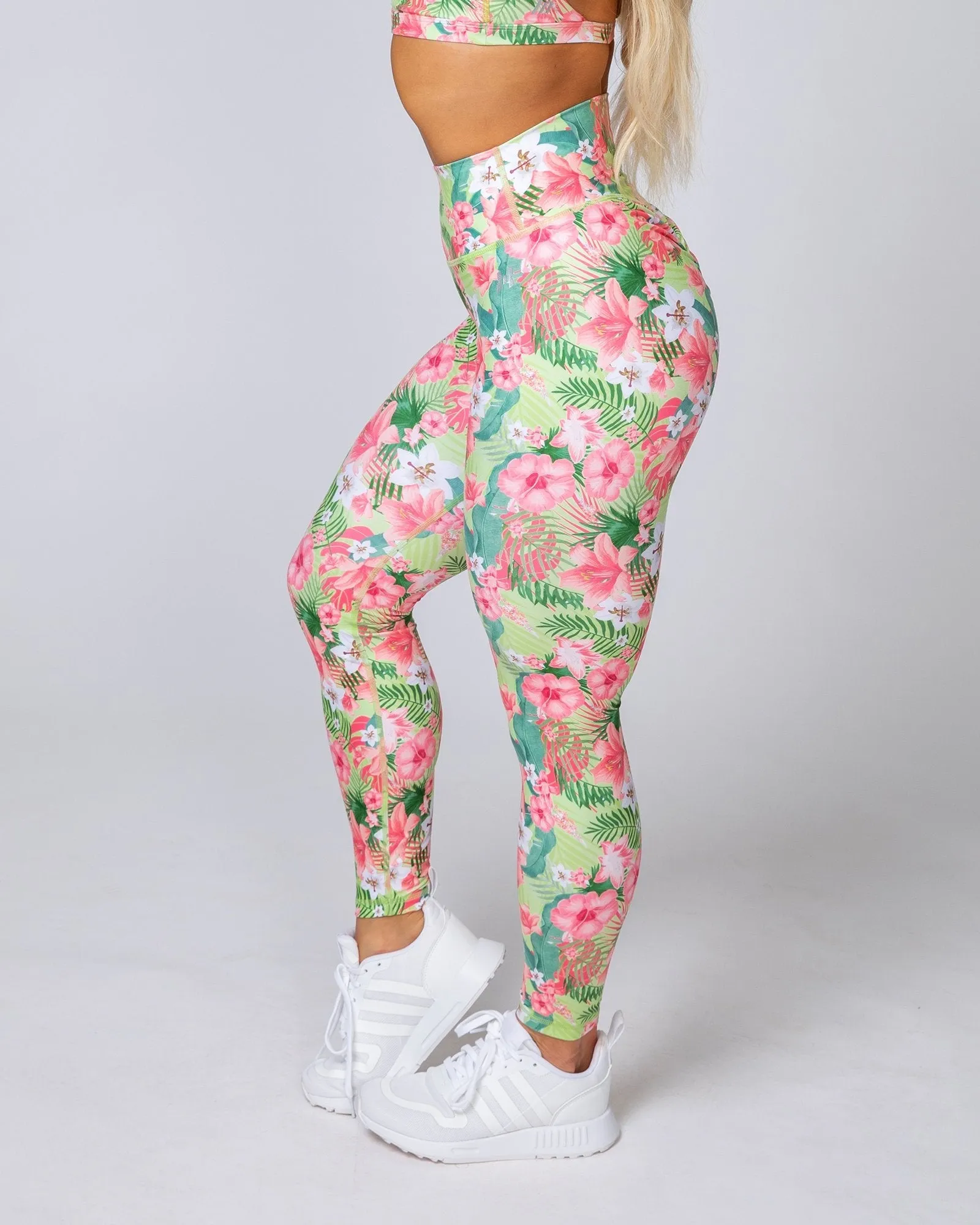 HBxMN Sweetheart Ankle Length Leggings - Tropical Floral sold by Muscle Nation product image thumbnail 5