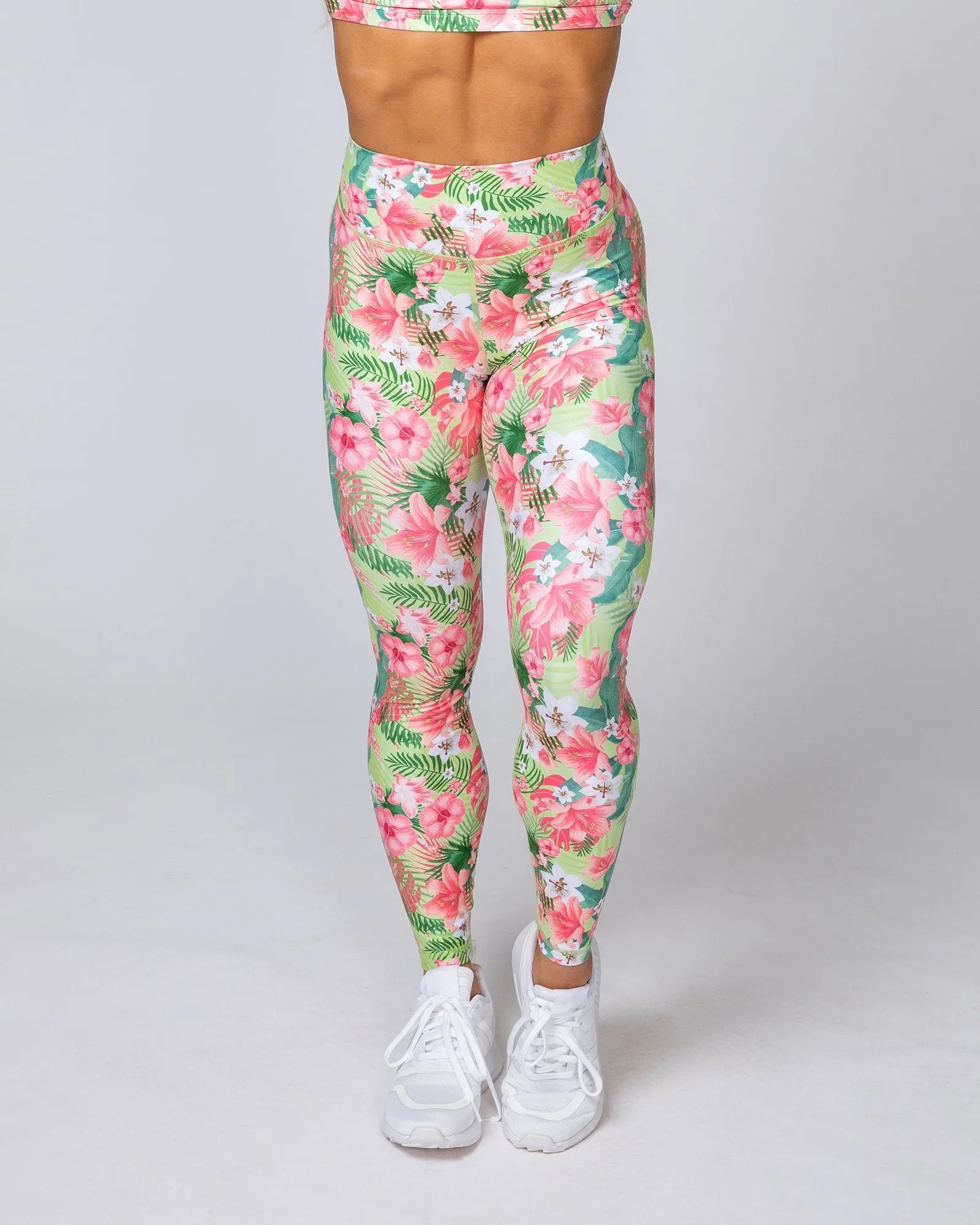 HBxMN Sweetheart Ankle Length Leggings - Tropical Floral sold by Muscle Nation product image thumbnail 3
