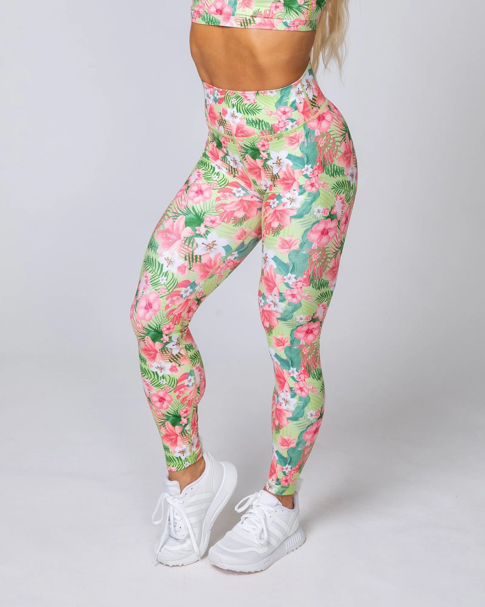 HBxMN Sweetheart Ankle Length Leggings - Tropical Floral sold by Muscle Nation product image thumbnail 4