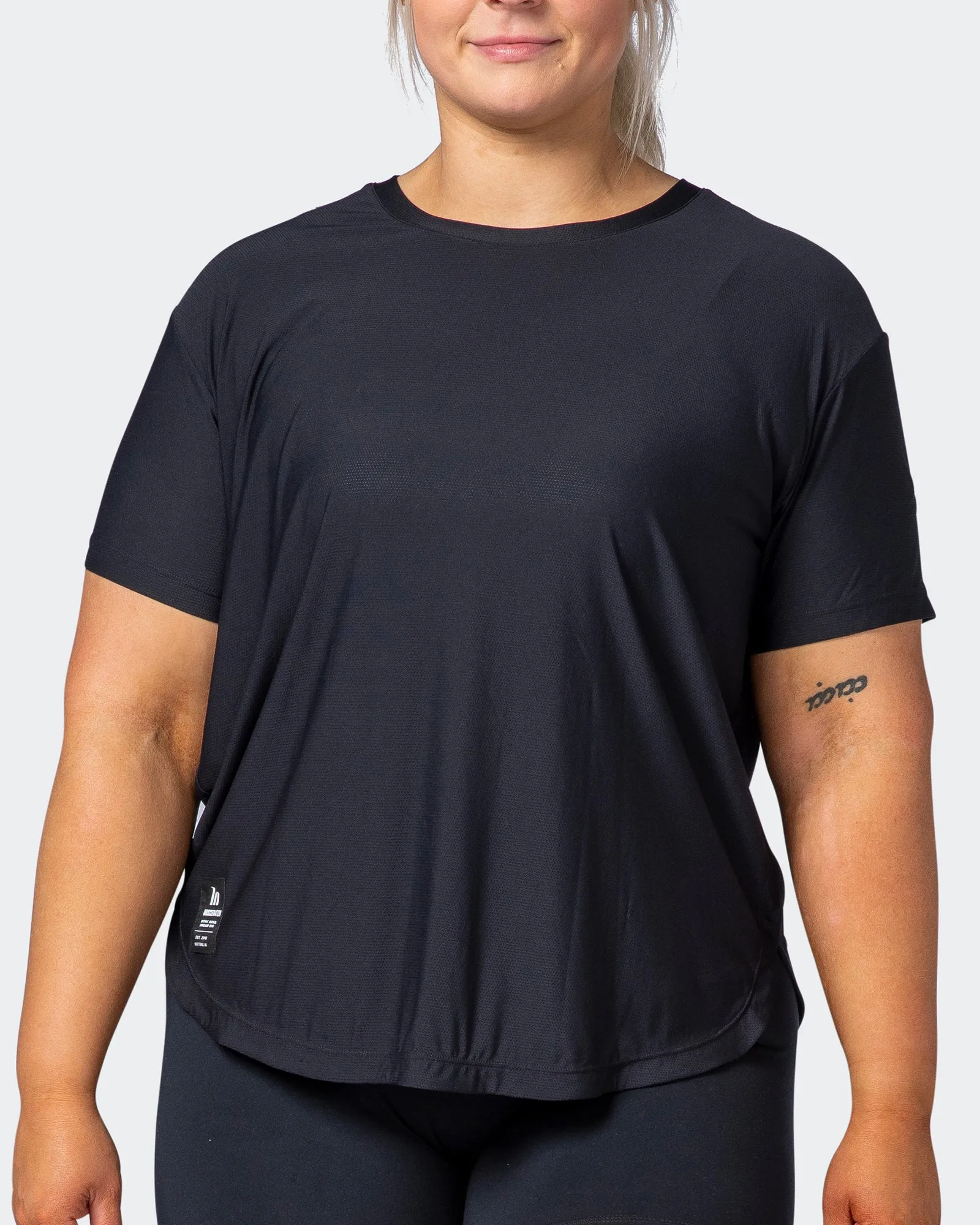 Level Up Training Tee - Black sold by Muscle Nation product image thumbnail 2