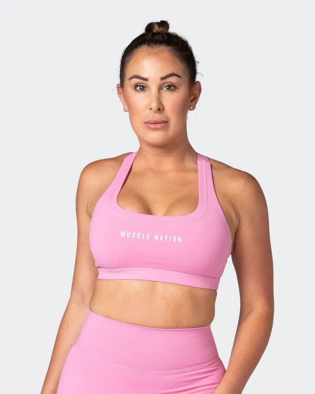 Deuce Bra - Candy Pink sold by Muscle Nation