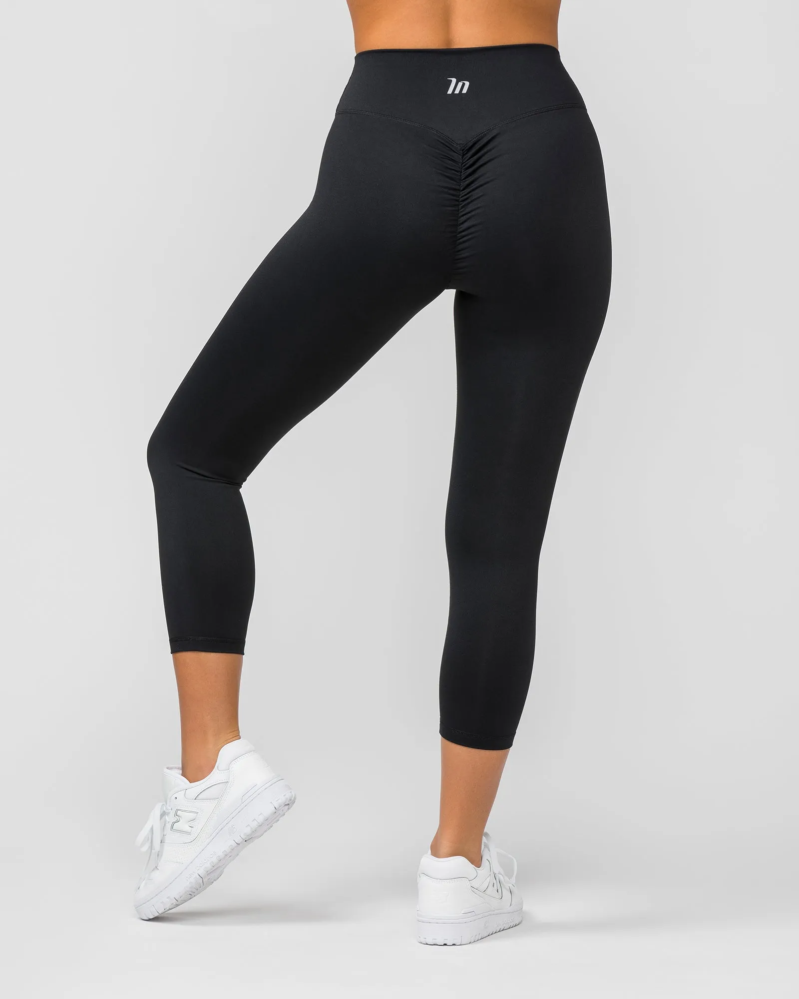 Signature Scrunch 7/8 Leggings - Black sold by Muscle Nation product image thumbnail 5