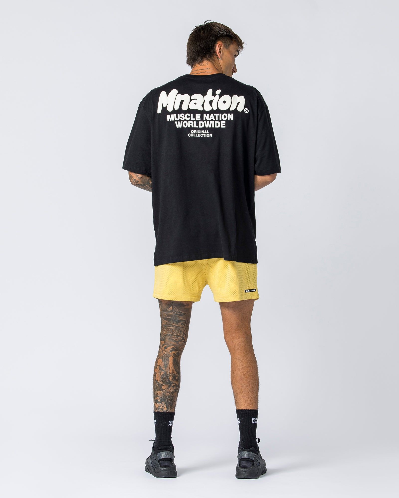 Mens Bubble Warp Oversized Tee - Black sold by Muscle Nation product image thumbnail 5