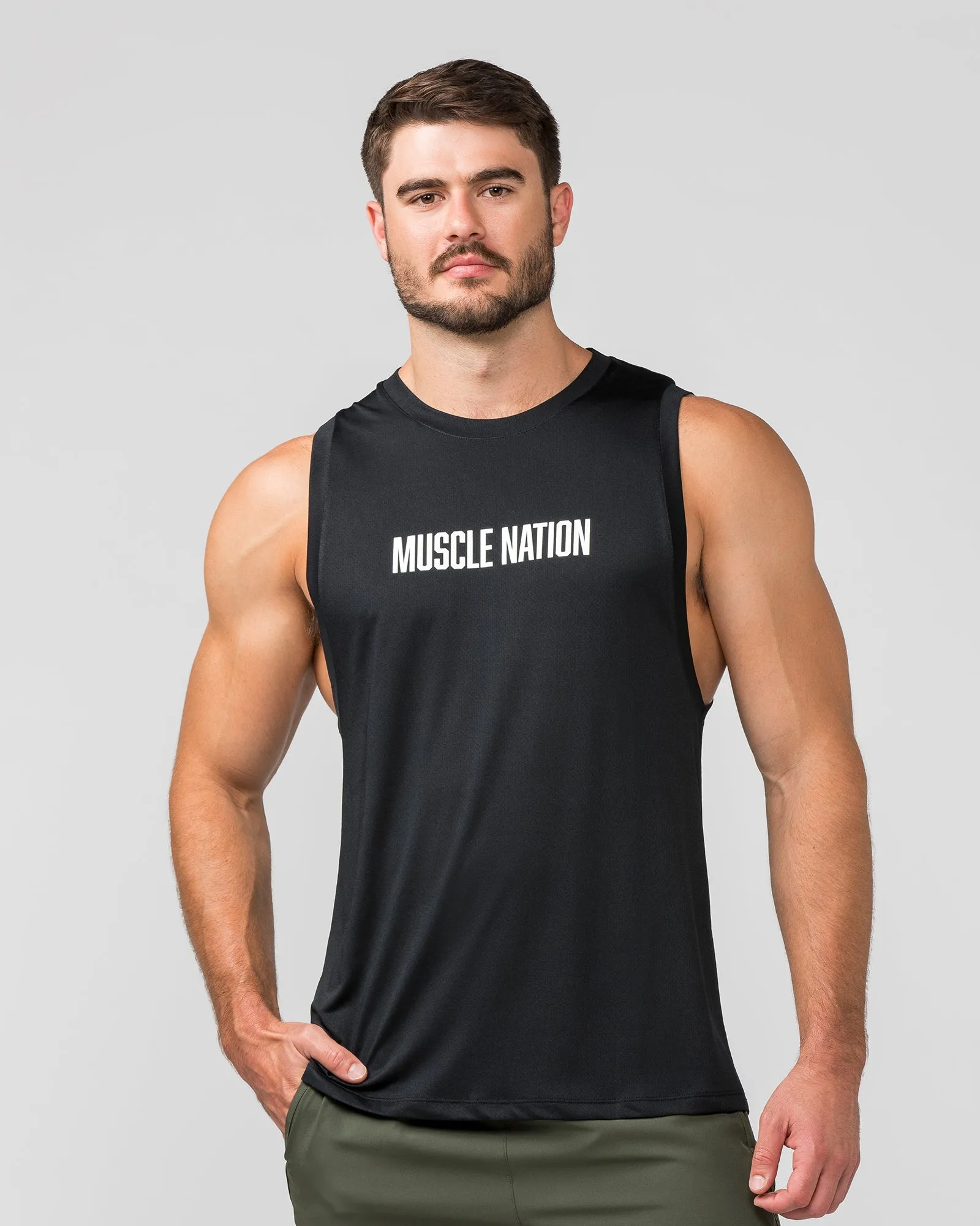 Burly Training Tank - Black sold by Muscle Nation product image thumbnail 2