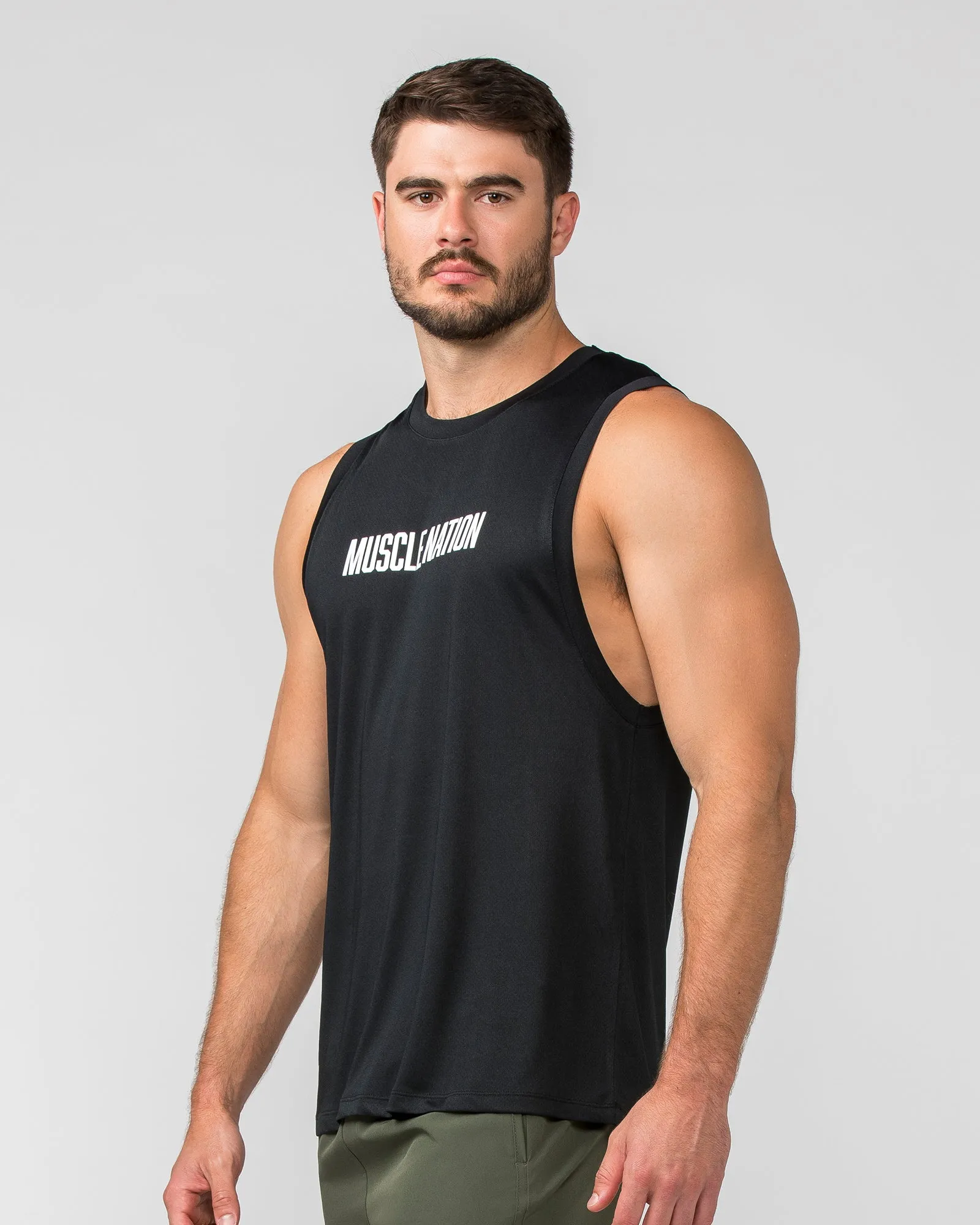 Burly Training Tank - Black sold by Muscle Nation product image thumbnail 3