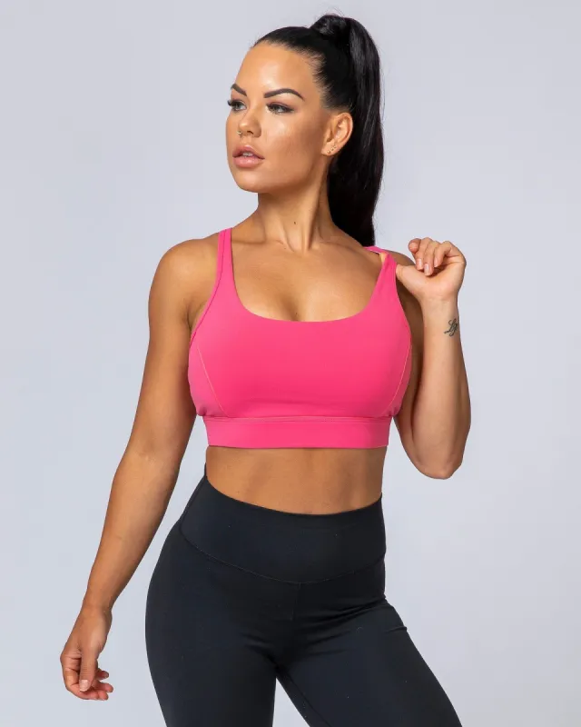 HIIT Bra - Flamingo sold by Muscle Nation