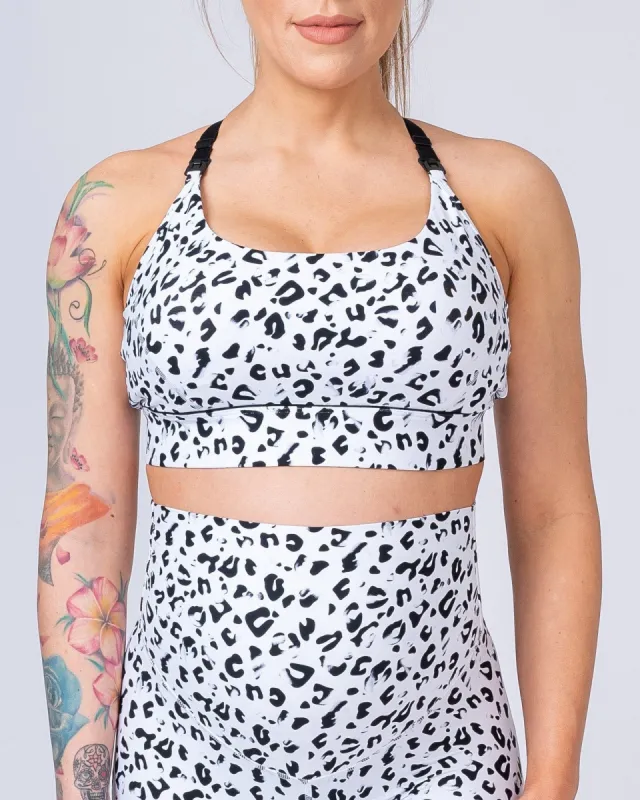 Maternity Bra - Snow Leopard sold by Muscle Nation