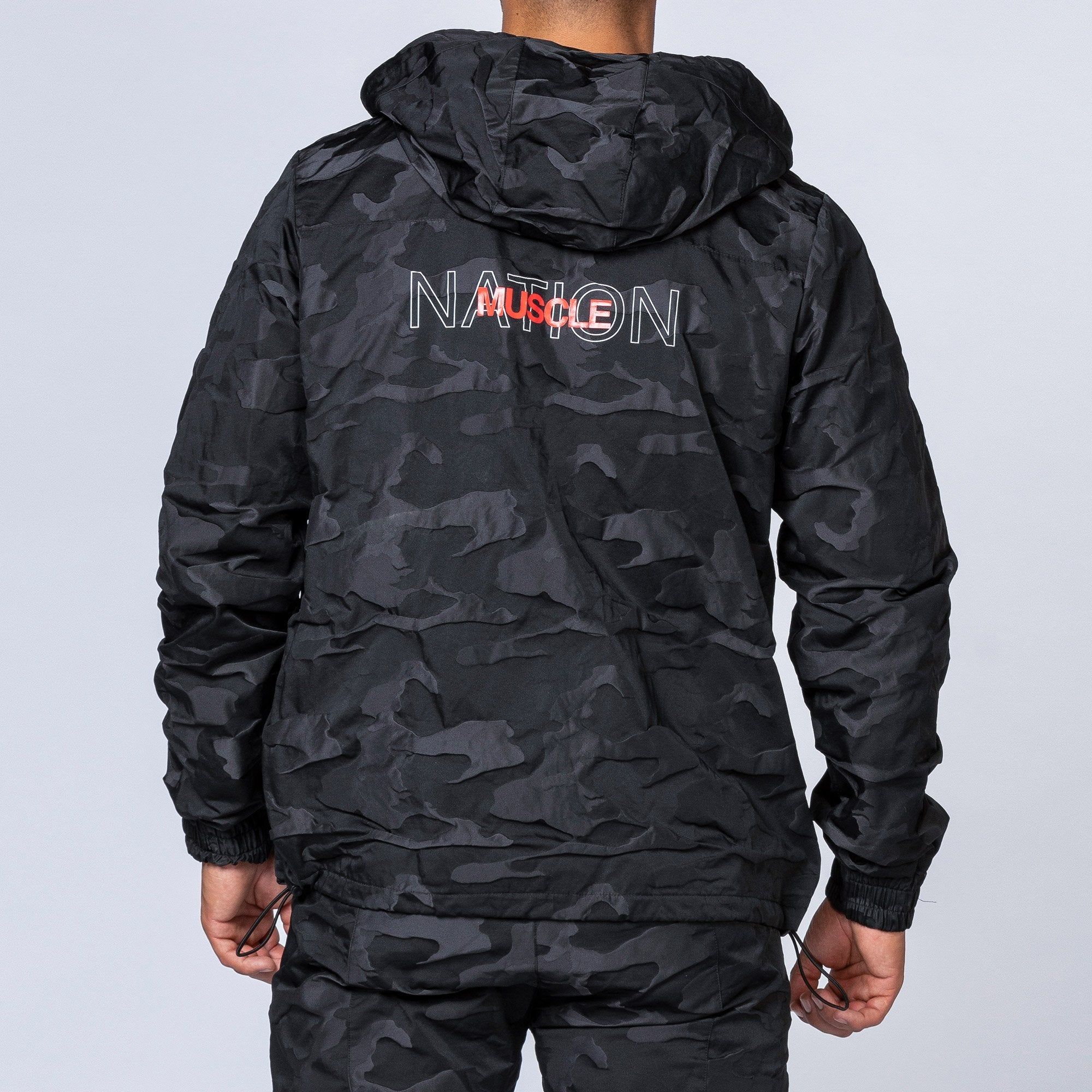 Unisex Tracksuit Jacket - Black Camo sold by Muscle Nation product image thumbnail 4