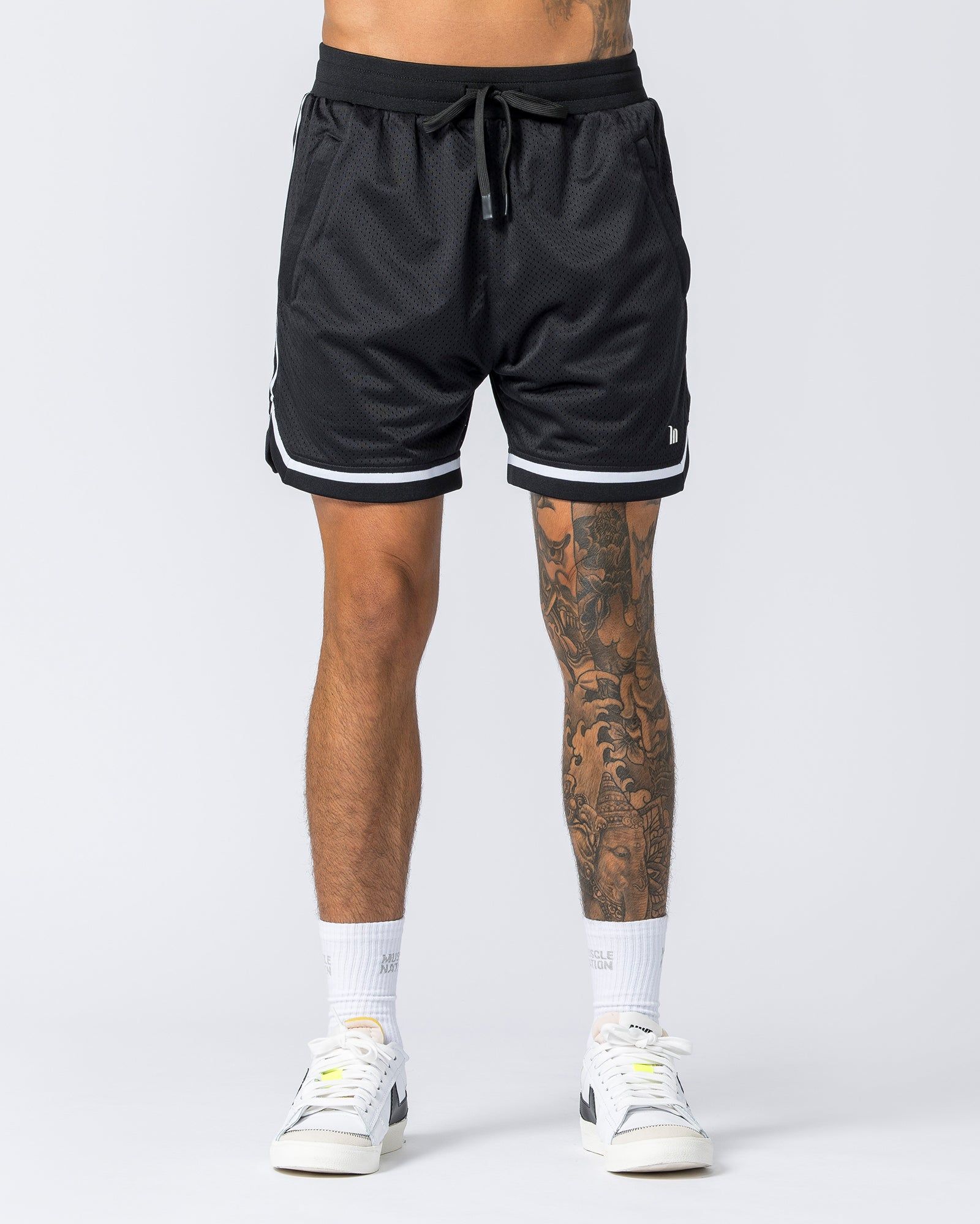 Mens 5" Basketball Shorts - Black sold by Muscle Nation product image thumbnail 2