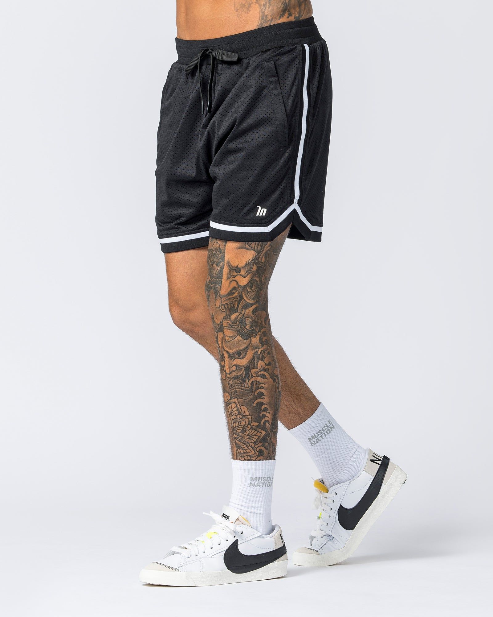 Mens 5" Basketball Shorts - Black sold by Muscle Nation product image thumbnail 3