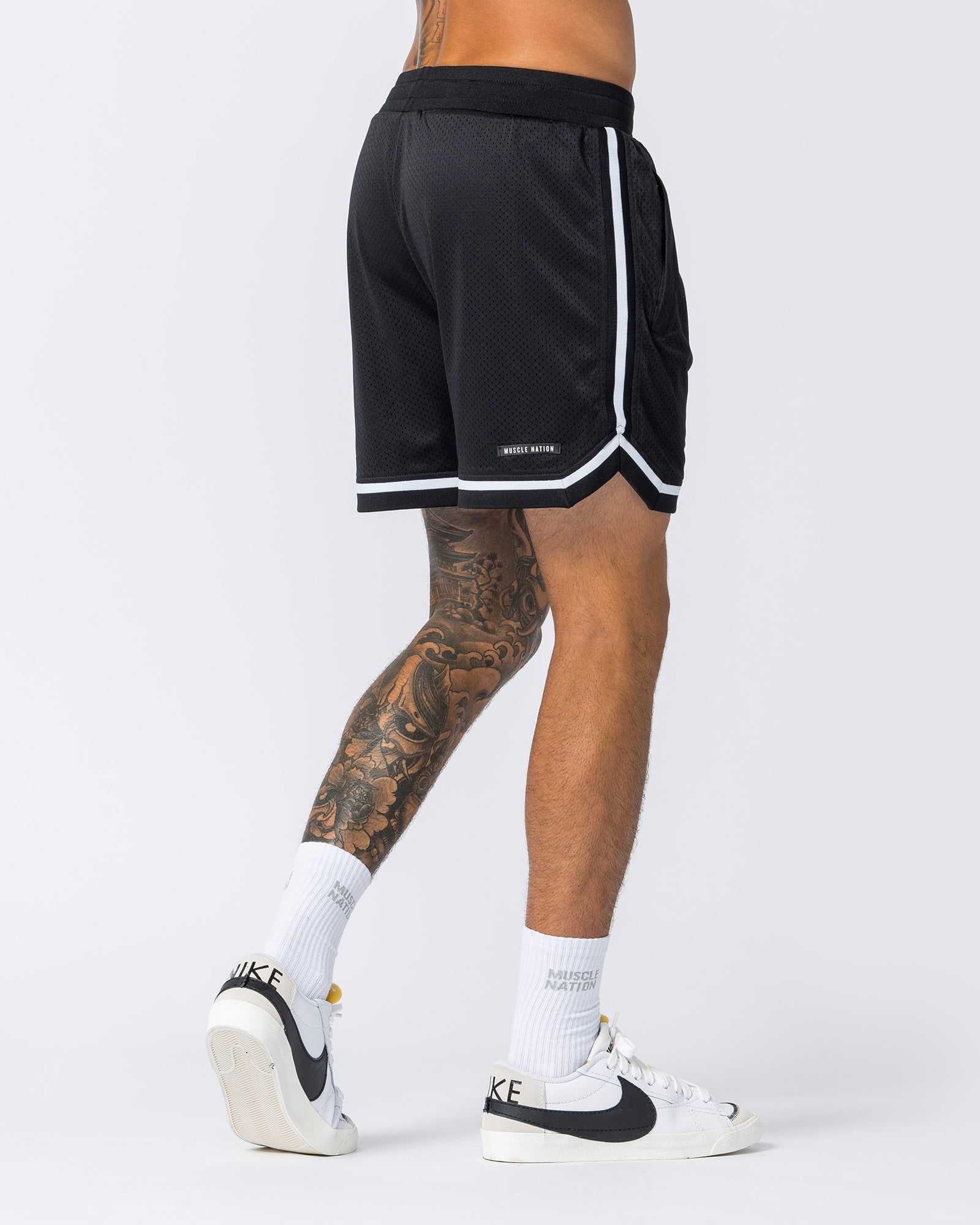 Mens 5" Basketball Shorts - Black sold by Muscle Nation product image thumbnail 4
