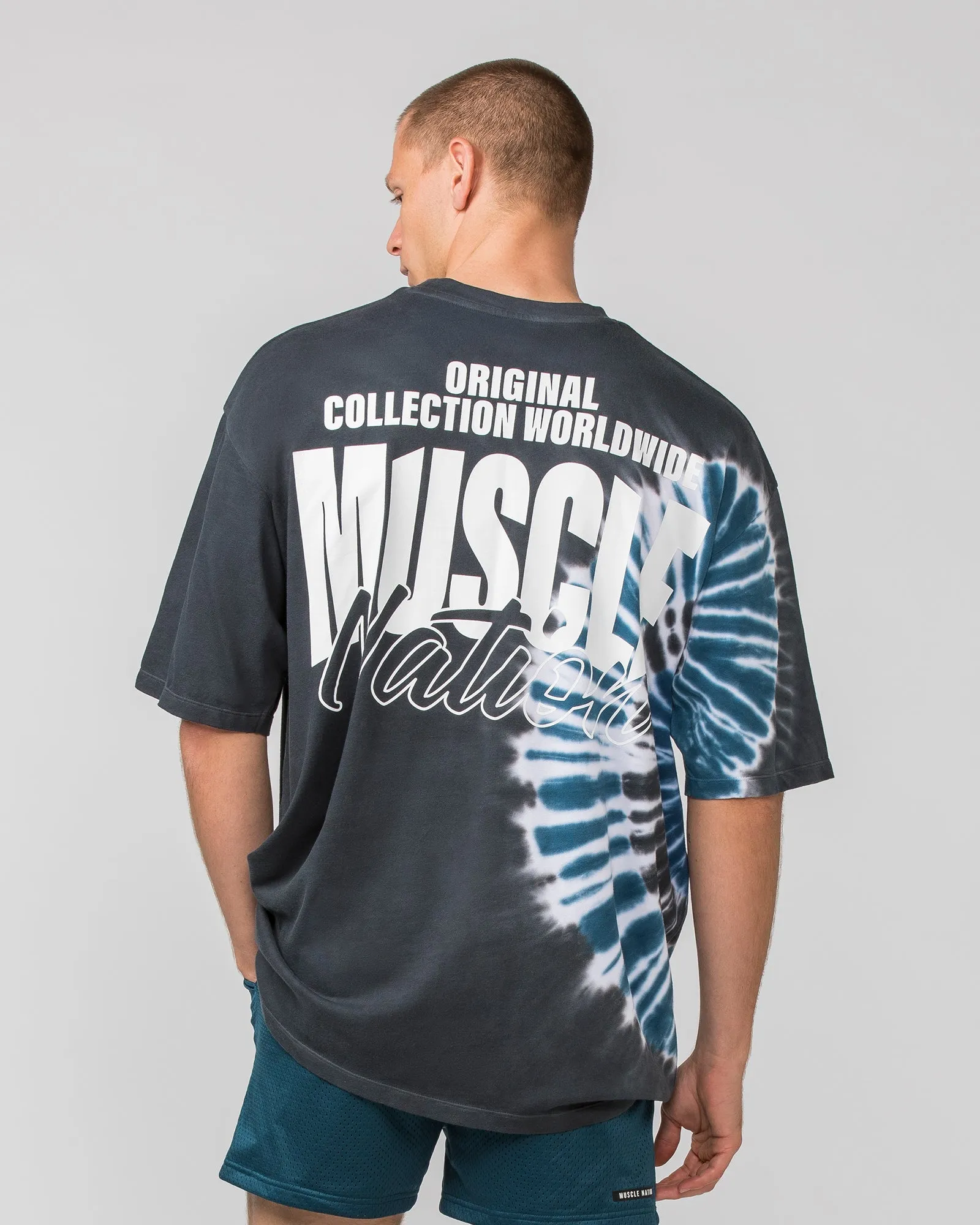 Tie Dye Oversized Tee sold by Muscle Nation