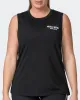 Worldwide Drop Arm Tank - Black sold by Muscle Nation