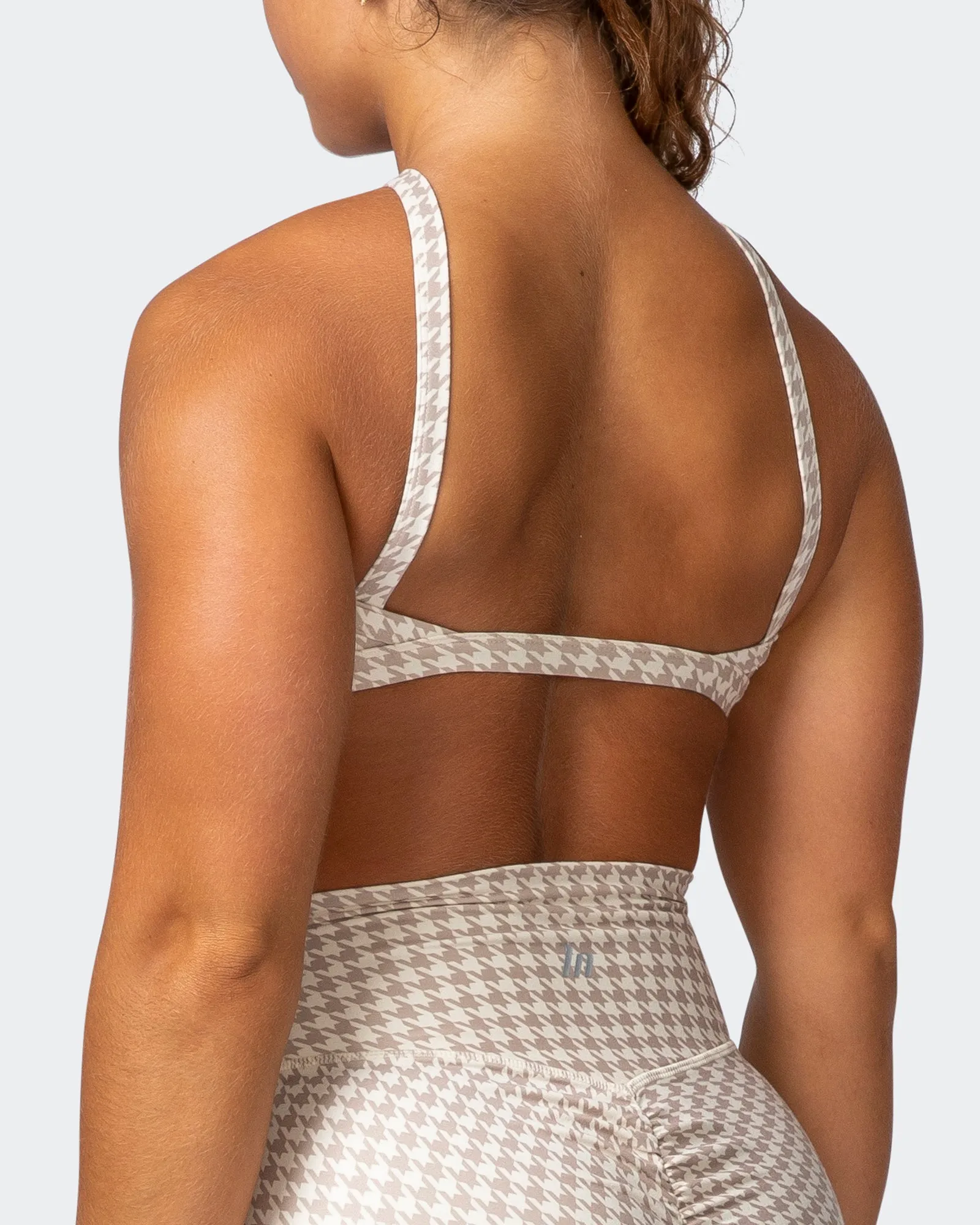 Instinct Bralette - Houndstooth Print sold by Muscle Nation product image thumbnail 5