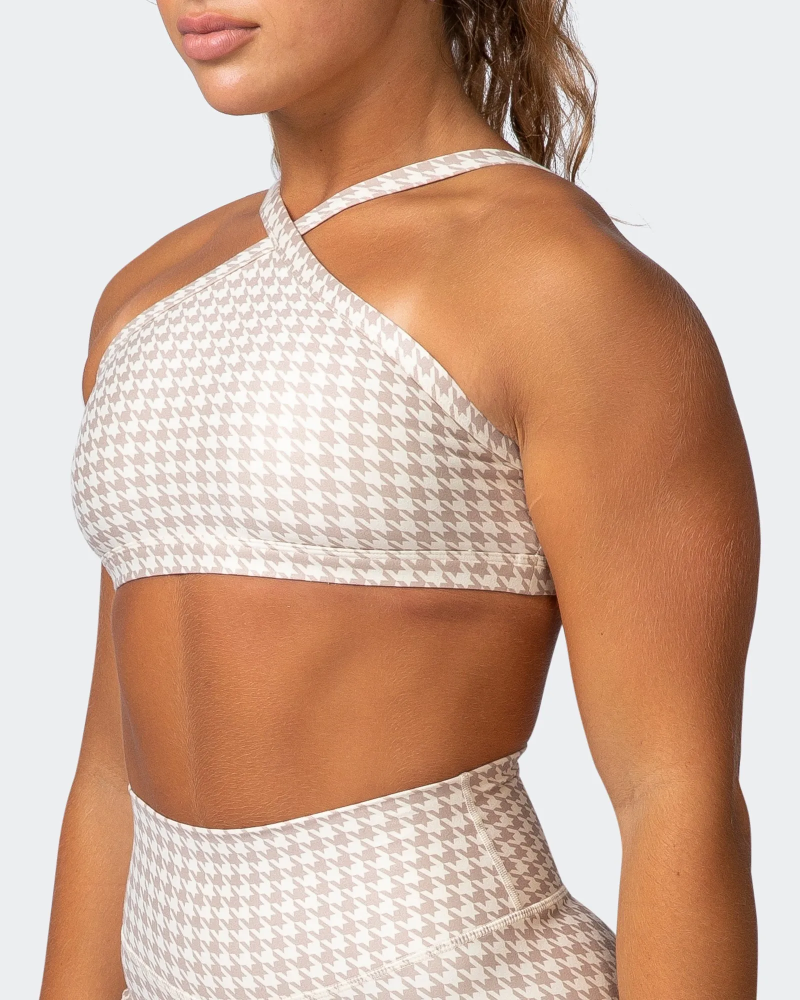 Instinct Bralette - Houndstooth Print sold by Muscle Nation product image thumbnail 3