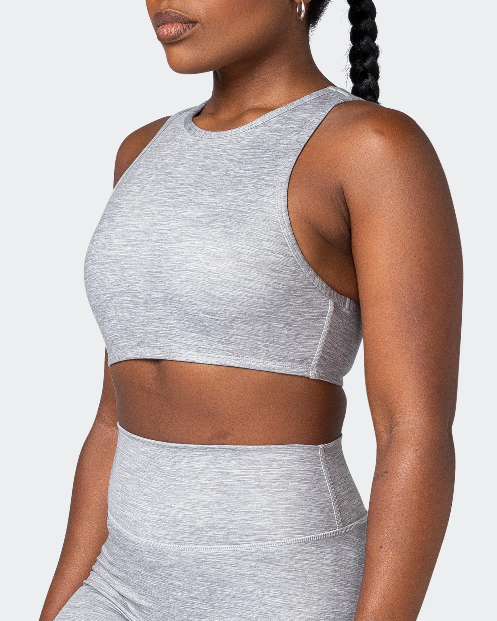 All Rounder Bra - Quiet Grey Marl sold by Muscle Nation product image thumbnail 4