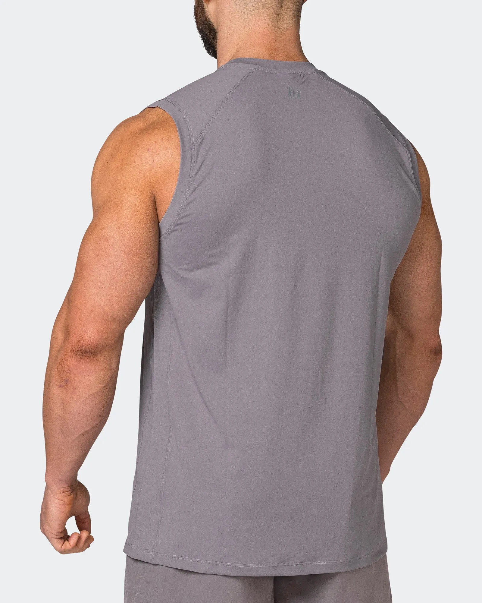 Reflective Running Tank - Pearl Grey sold by Muscle Nation product image thumbnail 5