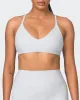 Levitate Rib Bralette - Quiet Grey Marl sold by Muscle Nation