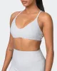 Levitate Rib Bralette - Quiet Grey Marl sold by Muscle Nation