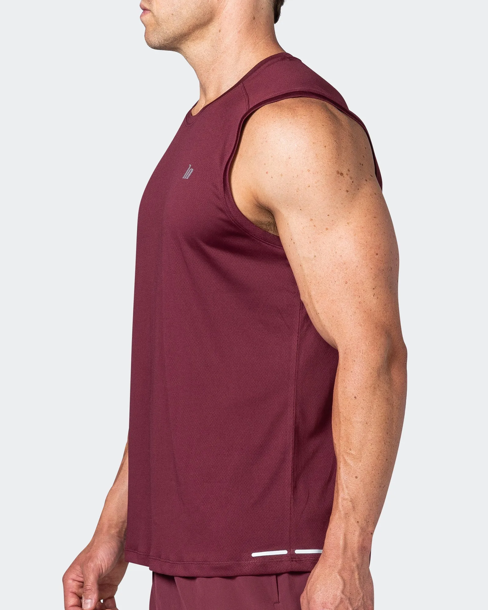 Reflective Training Tank - Wine sold by Muscle Nation product image thumbnail 4