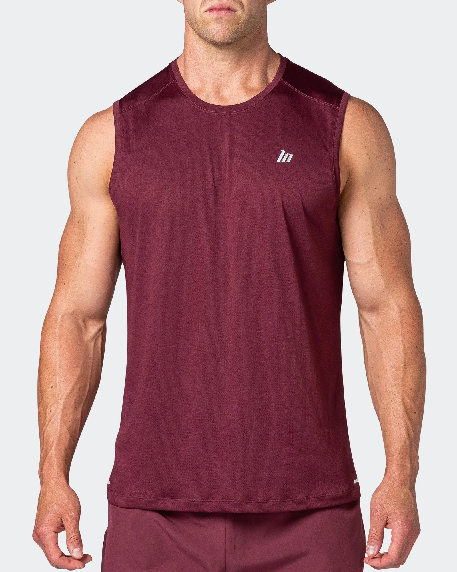 Reflective Training Tank - Wine sold by Muscle Nation product image thumbnail 2