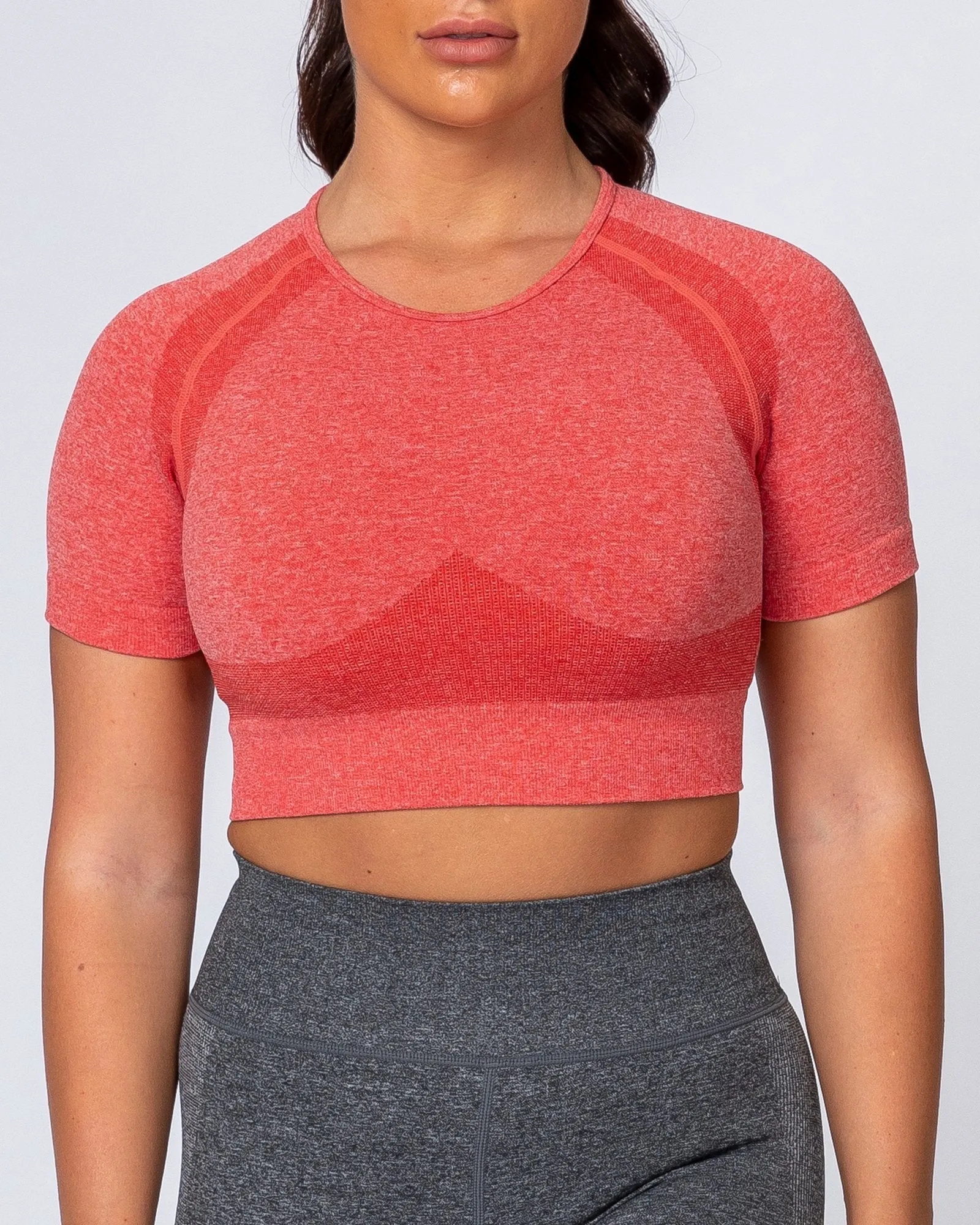 Classic Seamless Tee - Poppy Marl sold by Muscle Nation product image thumbnail 3