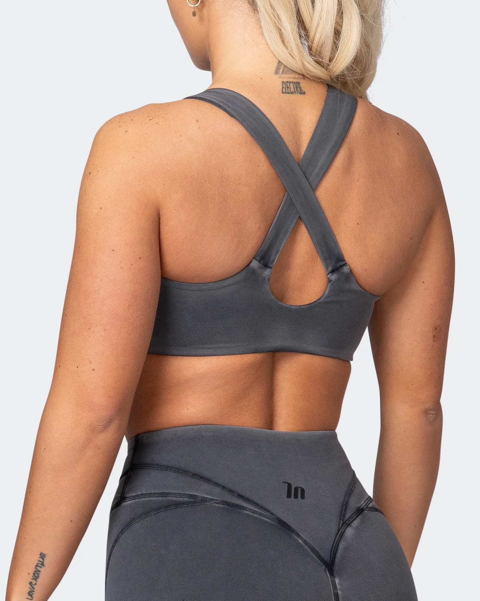 Finesse Bralette - Washed Black sold by Muscle Nation product image thumbnail 5