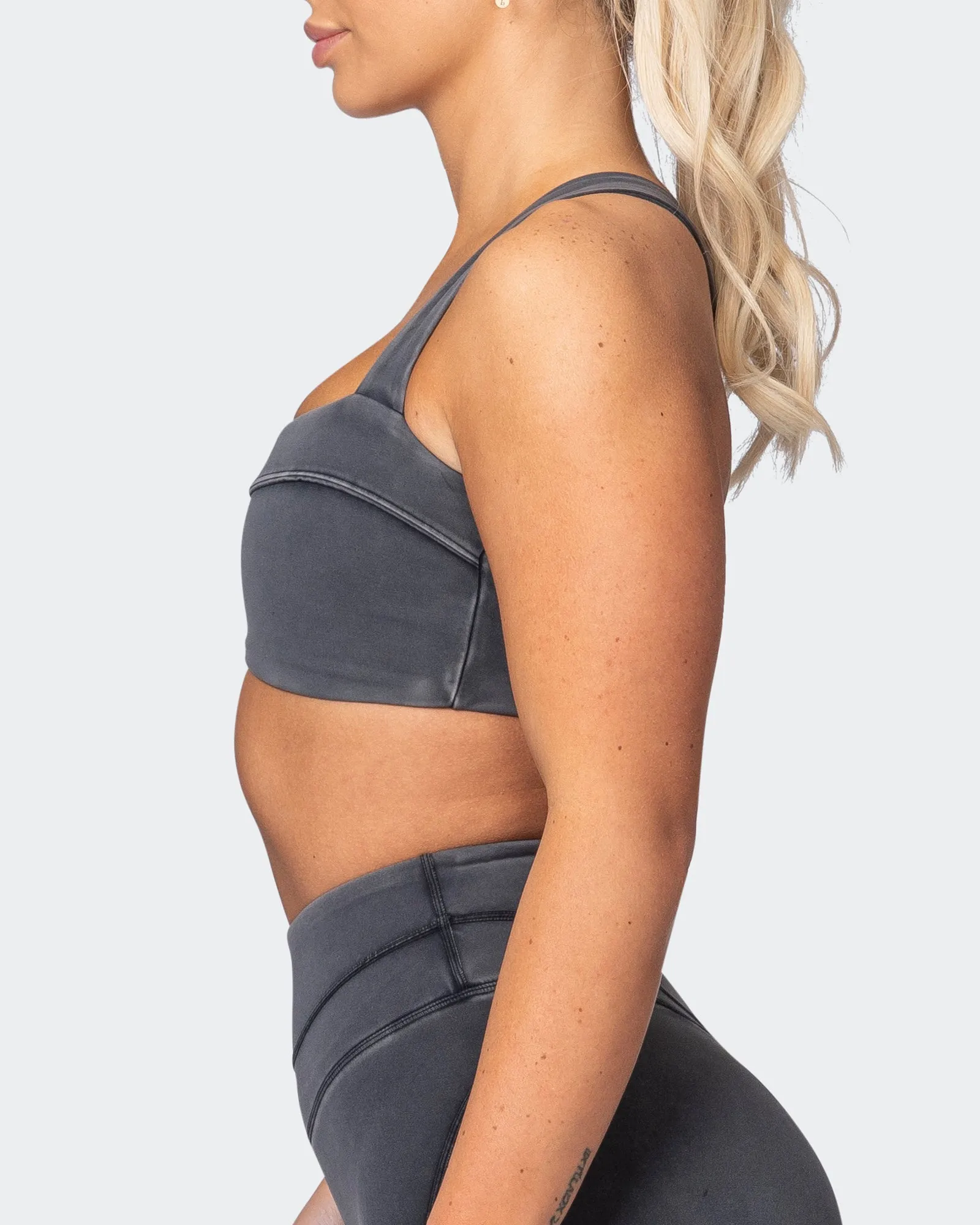 Finesse Bralette - Washed Black sold by Muscle Nation product image thumbnail 4