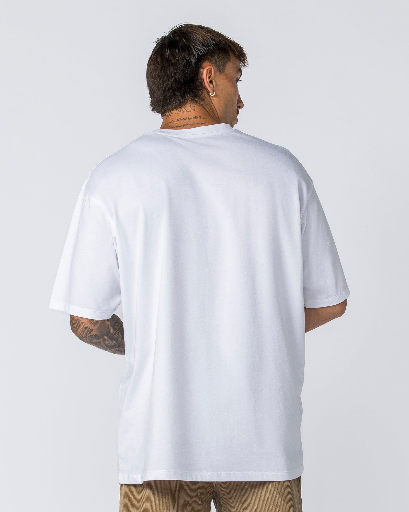 Mens K9 Oversized Tee - White sold by Muscle Nation product image thumbnail 4