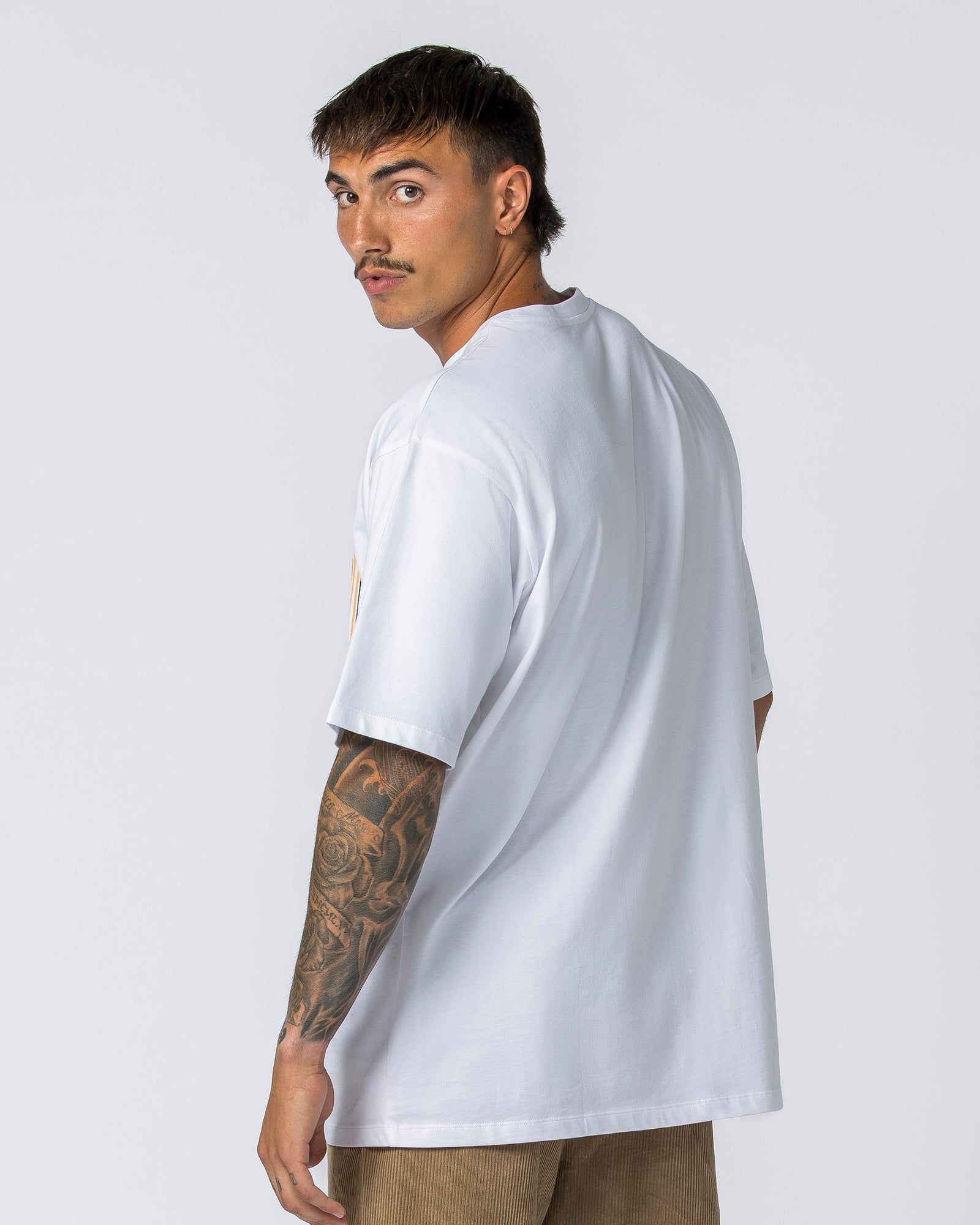 Mens K9 Oversized Tee - White sold by Muscle Nation product image thumbnail 5