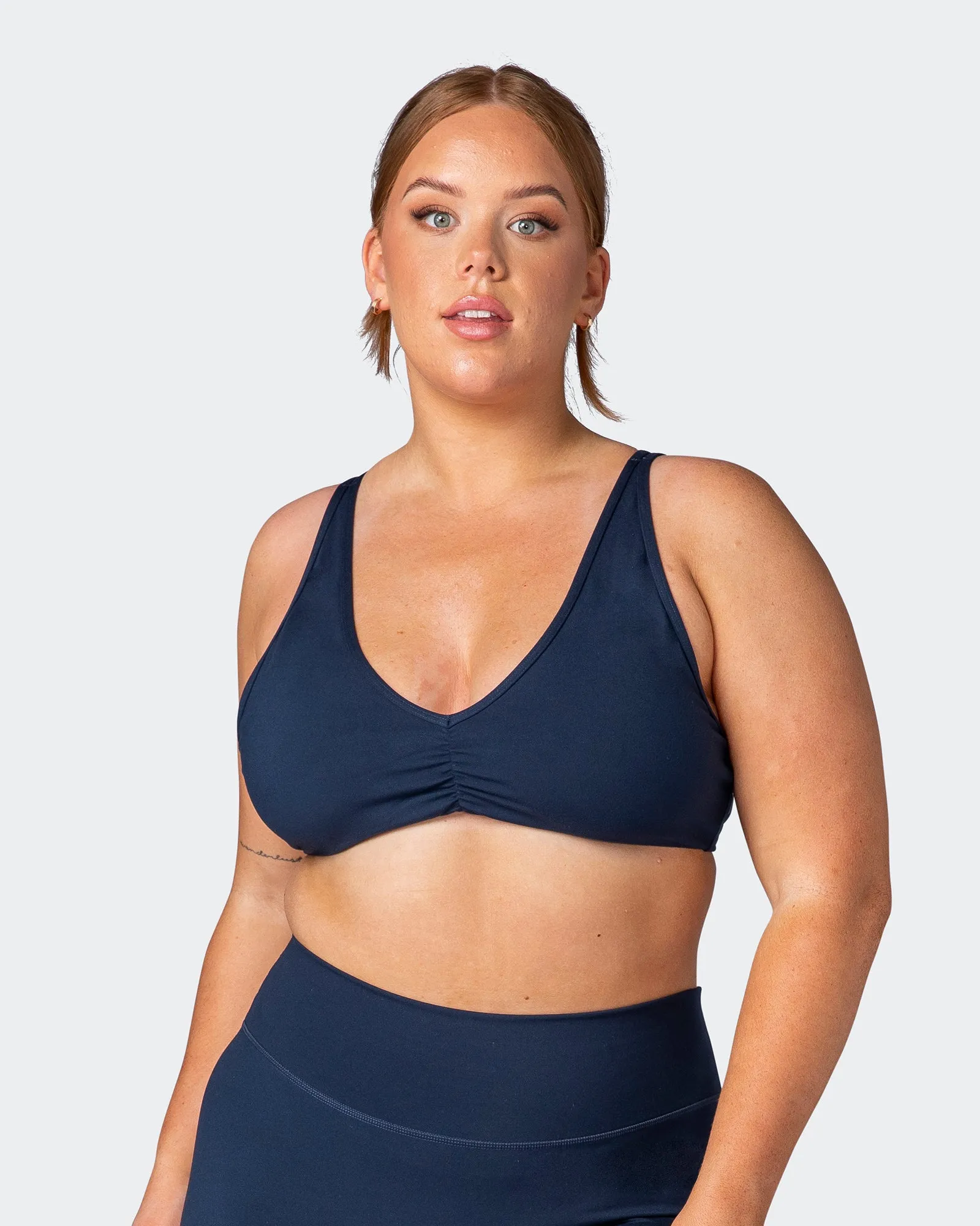 Balance Bralette - Navy sold by Muscle Nation