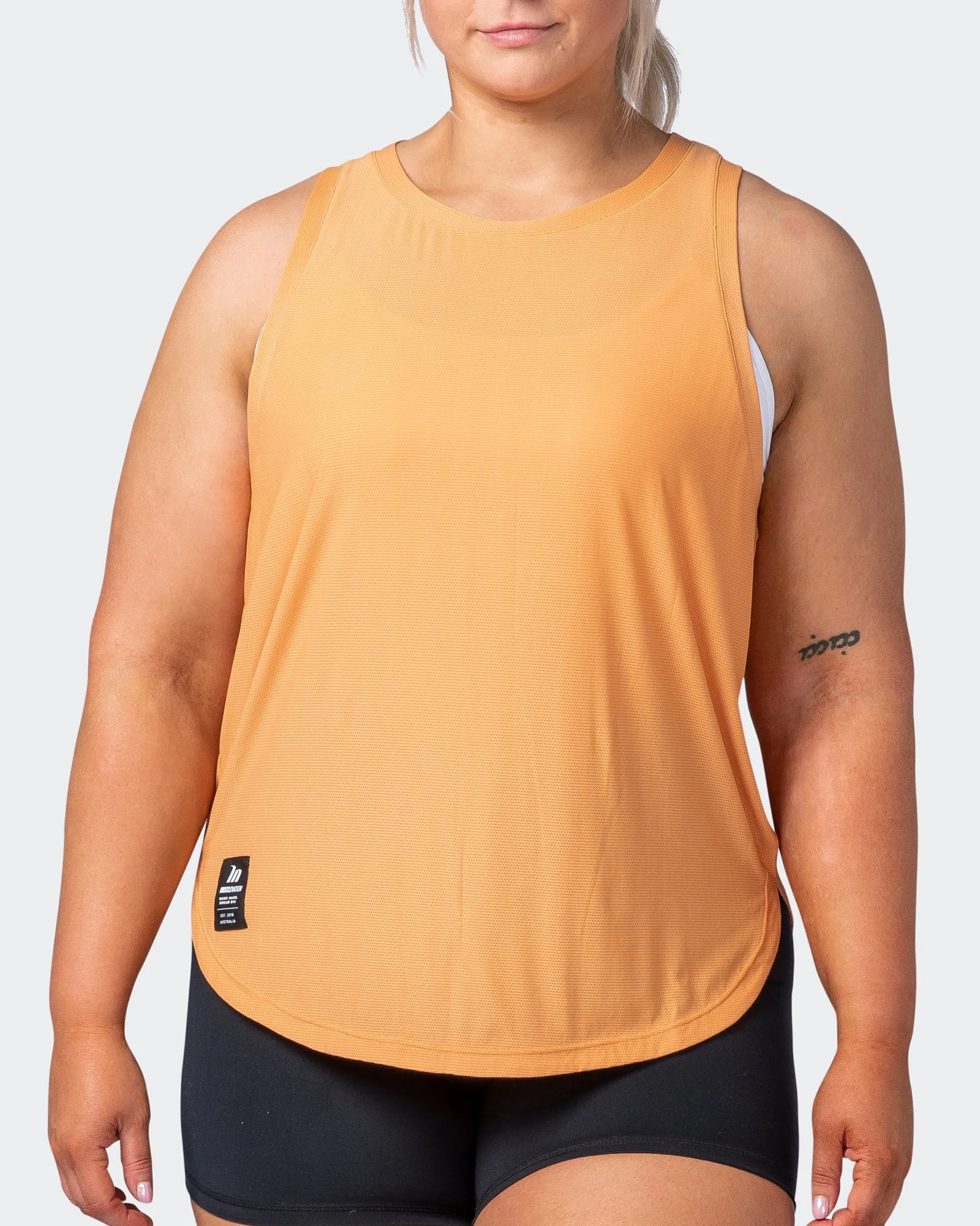 Level Up Training Tank - Apricot sold by Muscle Nation product image thumbnail 2
