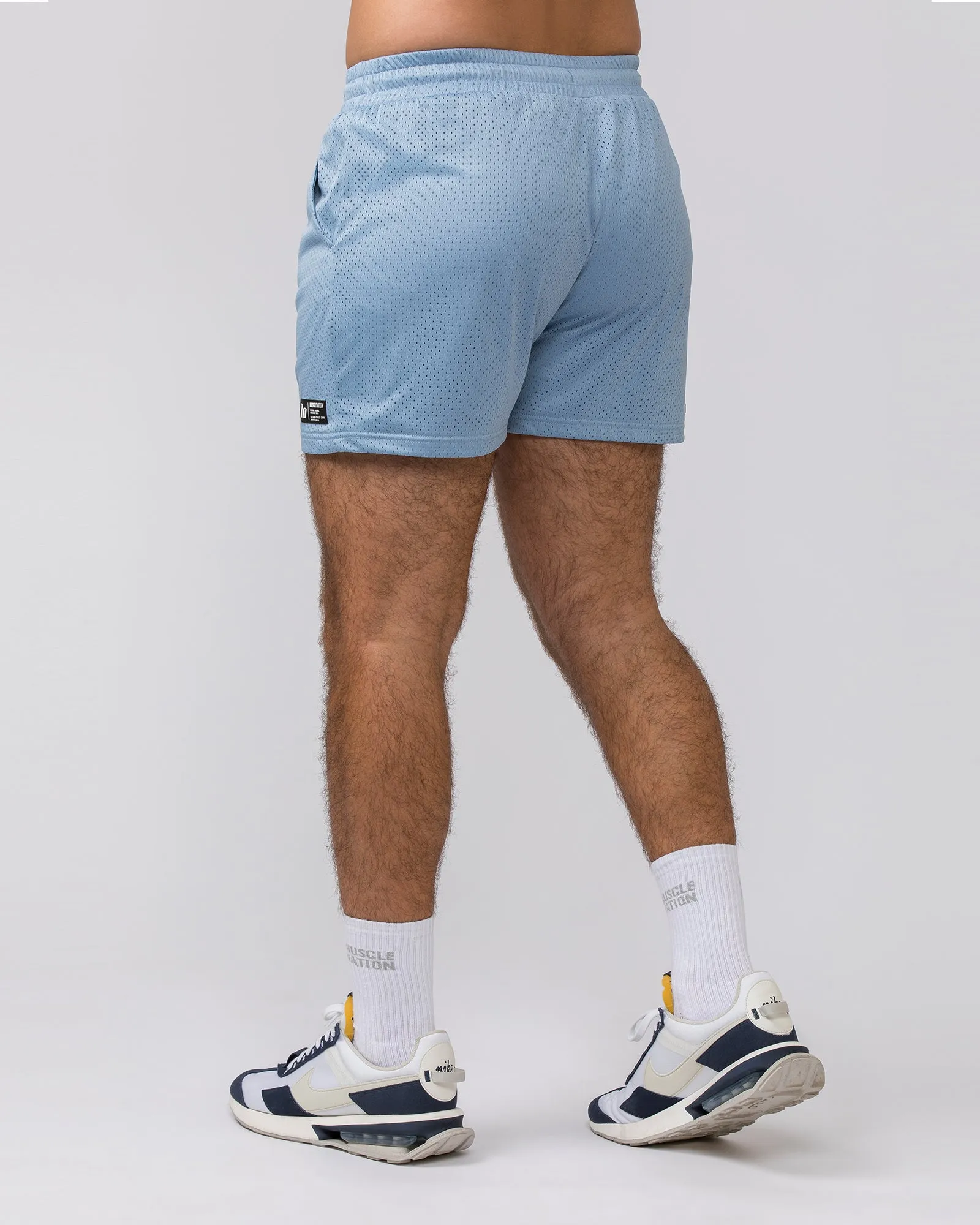 Lay Up 3.5" Shorts - Sky Blue sold by Muscle Nation product image thumbnail 4