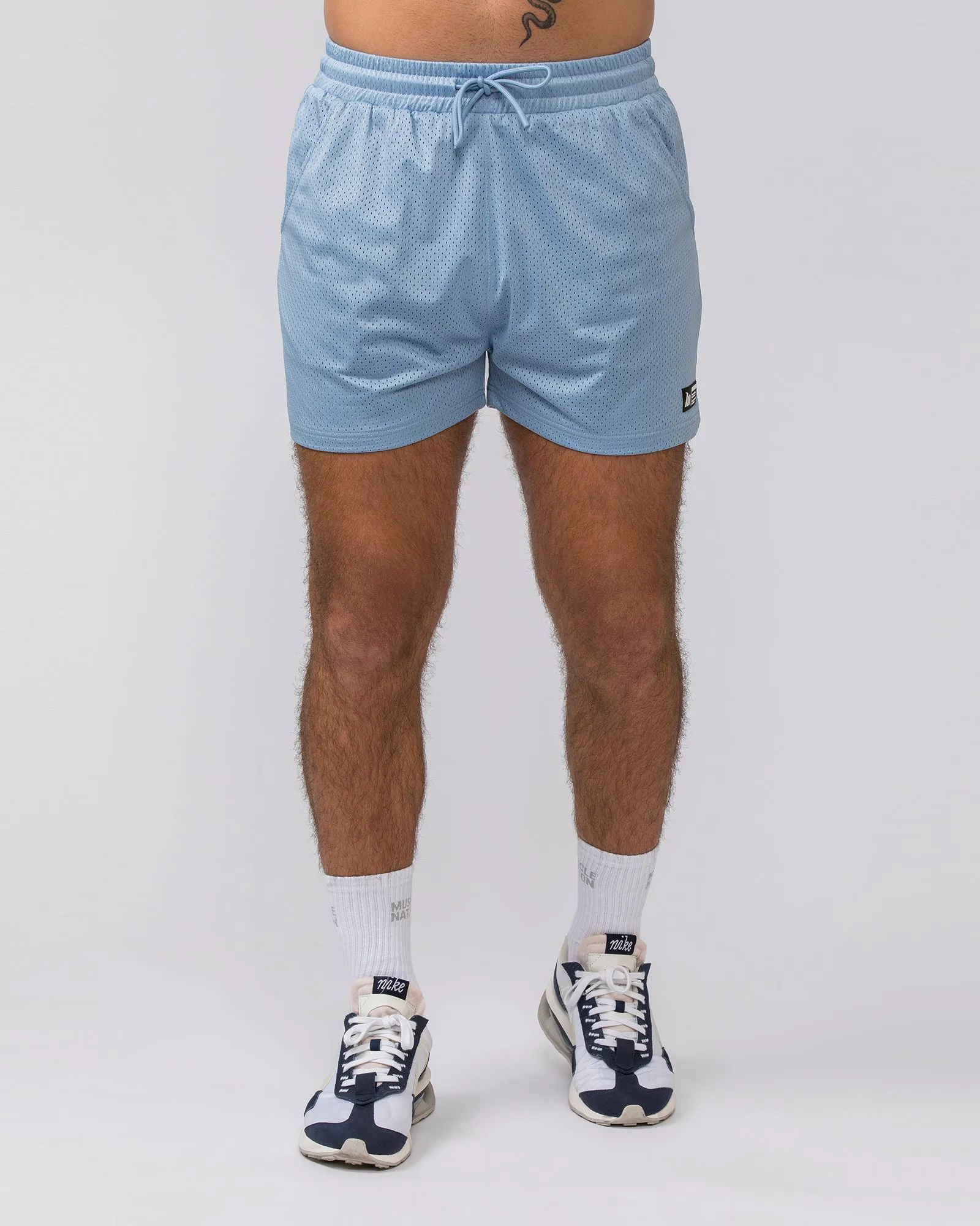 Lay Up 3.5" Shorts - Sky Blue sold by Muscle Nation product image thumbnail 2