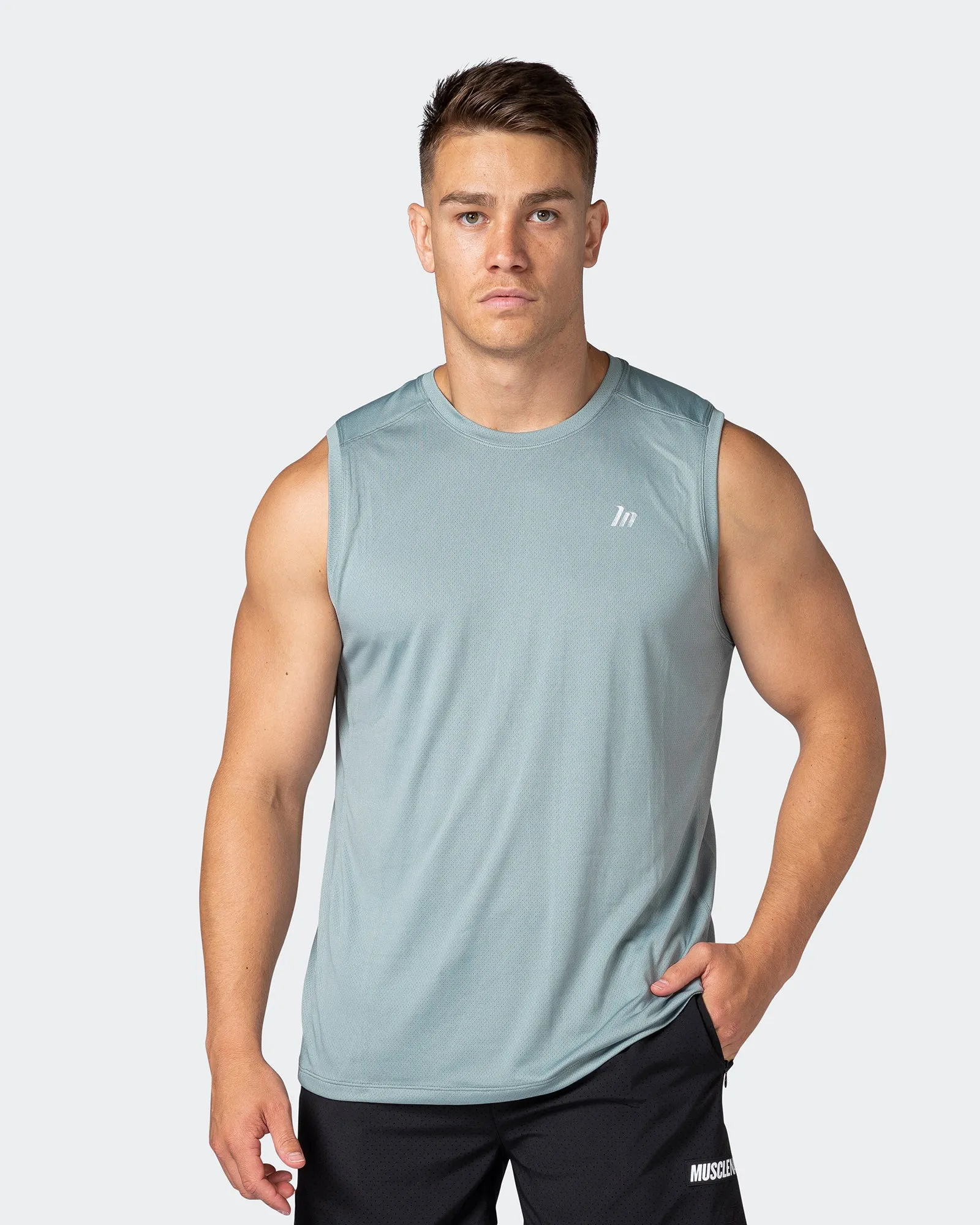 New Heights Running Tank - Cactus sold by Muscle Nation