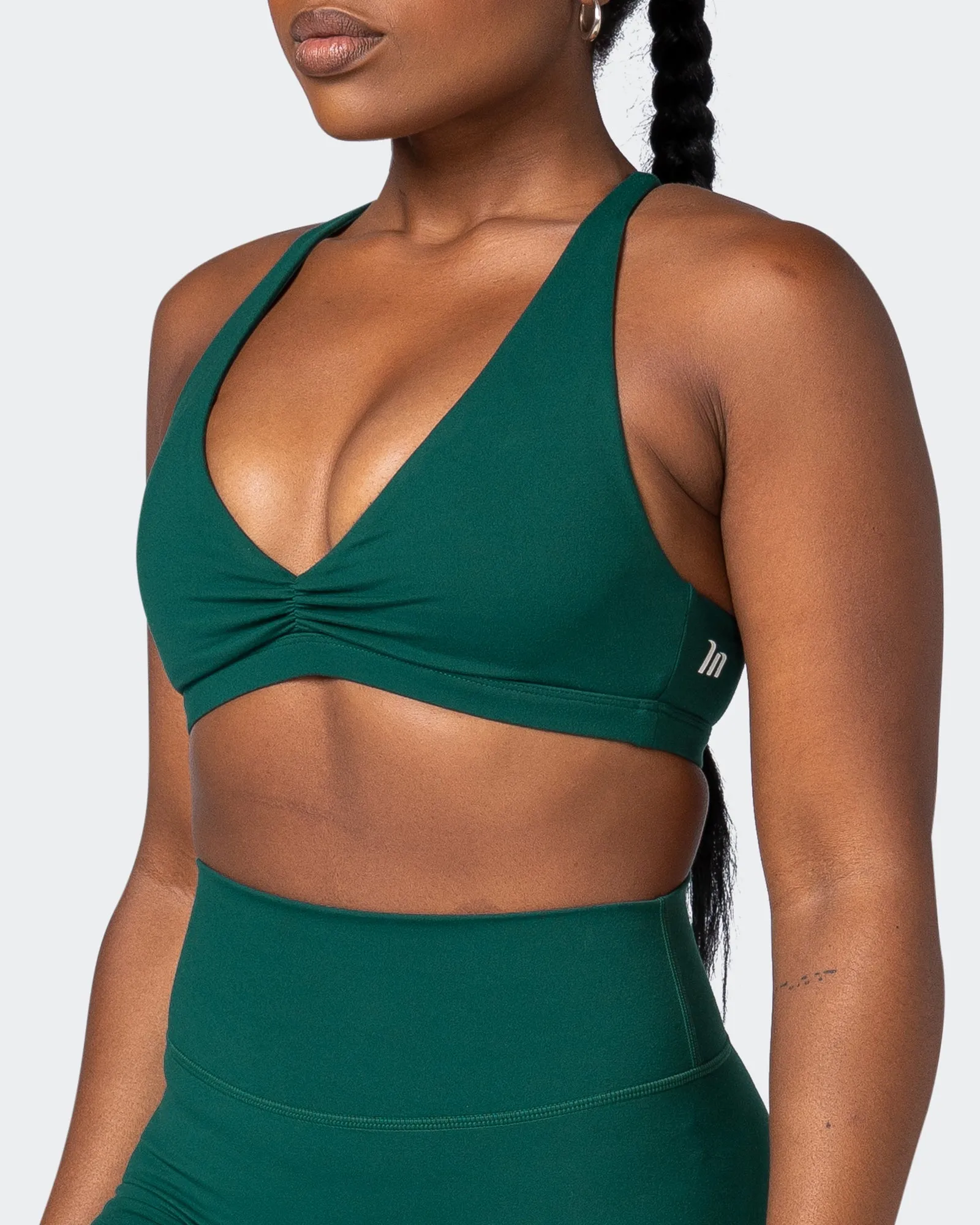 Stride Bralette - Evergreen sold by Muscle Nation product image thumbnail 4