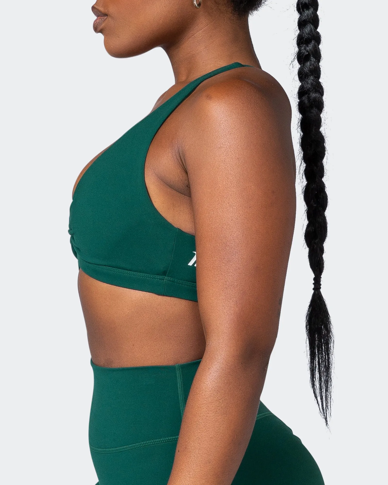 Stride Bralette - Evergreen sold by Muscle Nation product image thumbnail 5