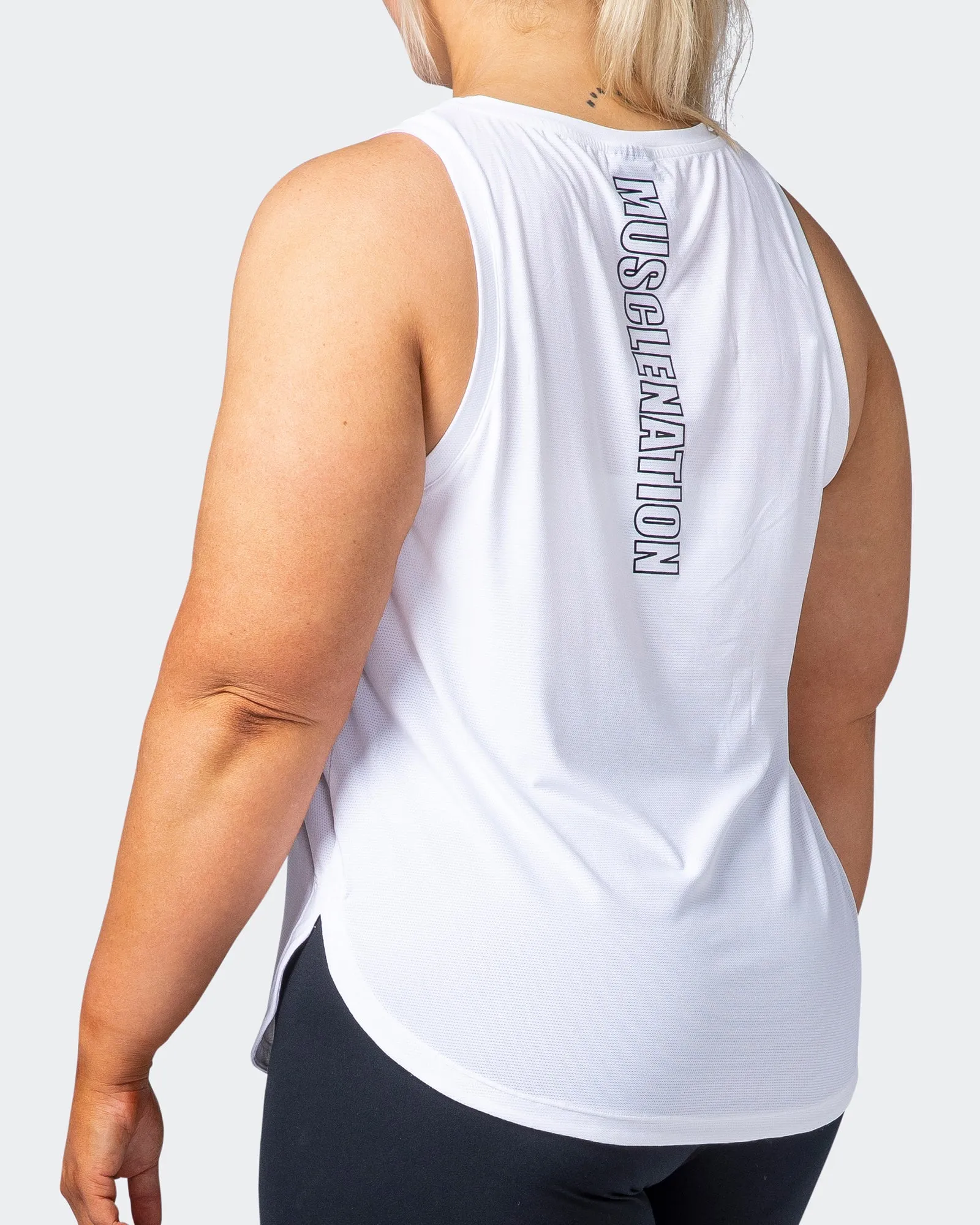 Level Up Training Tank - White sold by Muscle Nation product image thumbnail 5