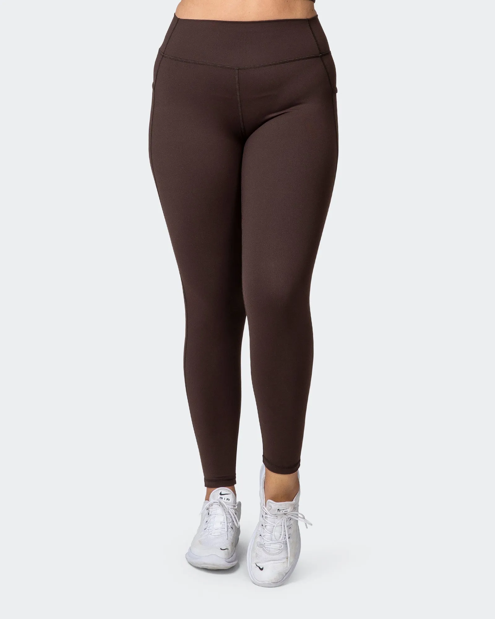 Signature Pocket Ankle Length Leggings - Cocoa sold by Muscle Nation product image thumbnail 2