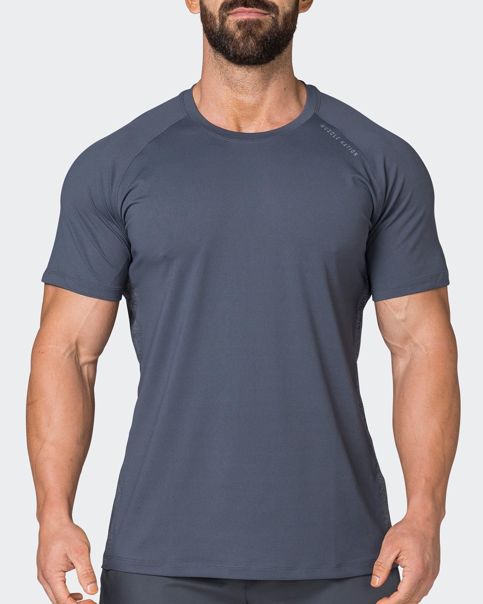 Reflective Running Tee - Thunder sold by Muscle Nation product image thumbnail 2