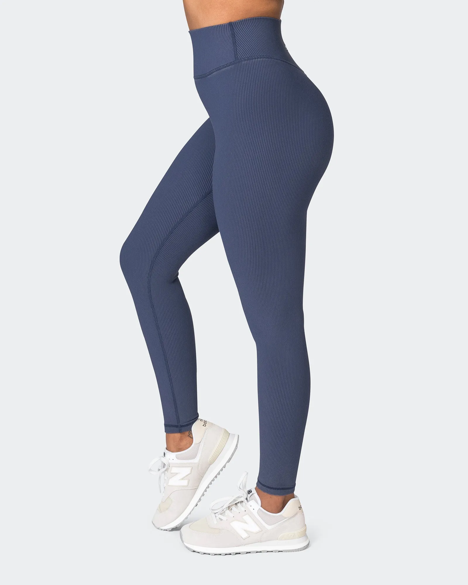 Zero Rise Vintage Rib Ankle Length Leggings - Washed Spellbound sold by Muscle Nation product image thumbnail 4
